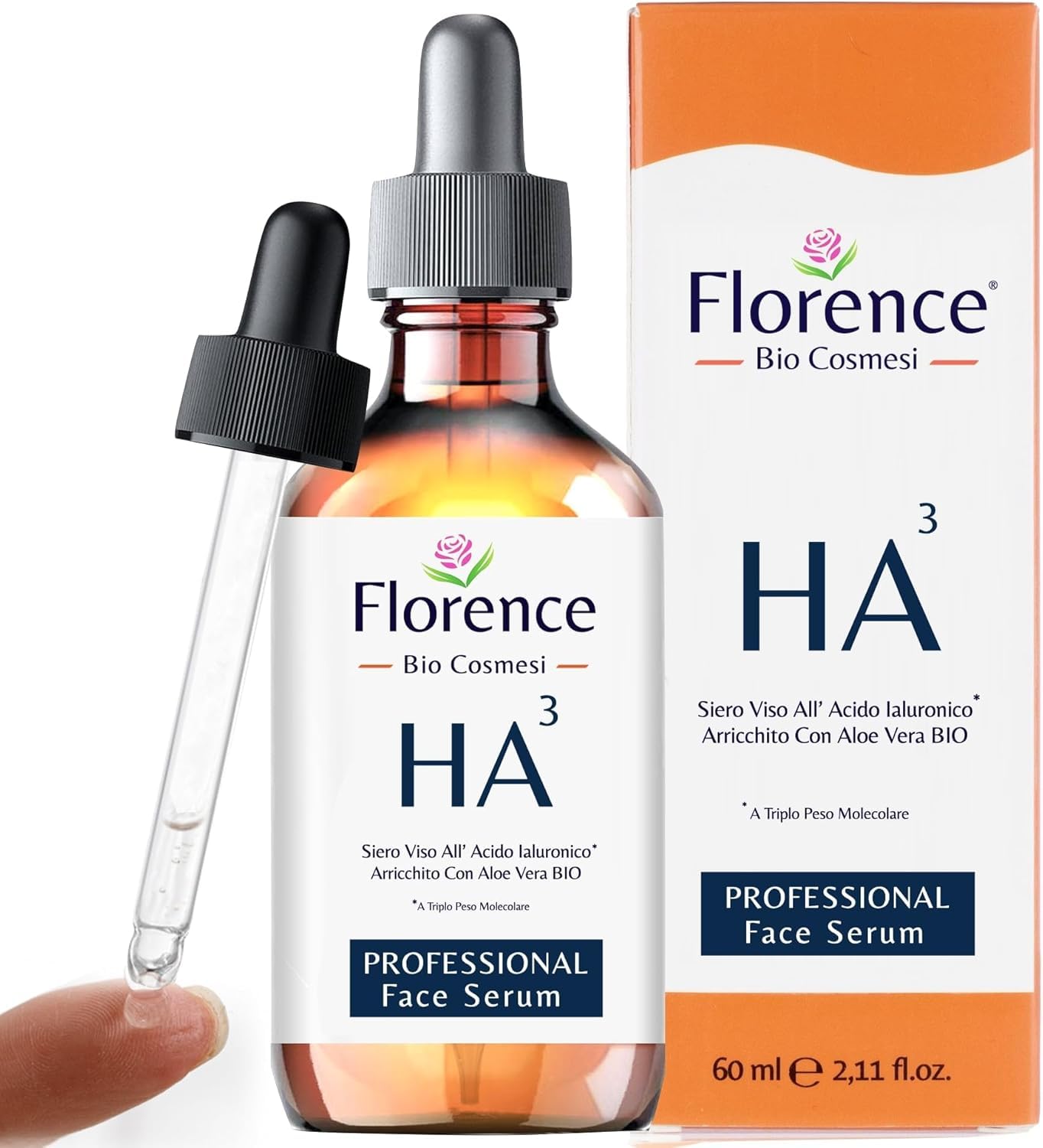 Hyaluronic Acid Serum for Face - 100% Pure with Niacinamide. Anti-Aging, Hydrating Facial Serum for Plumper, Smoother Skin - Cla