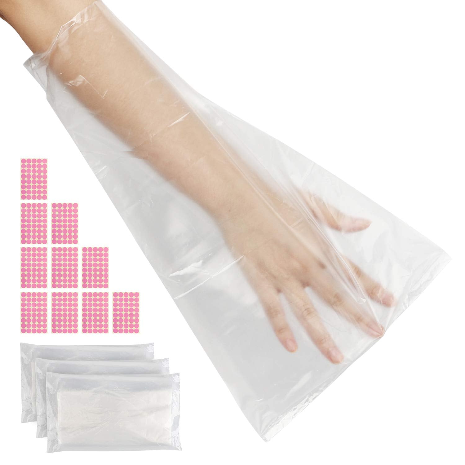 Segbeauty Paraffin Wax Bags For Hands & Feet, 300 Counts Plastic Paraffin Wax Liners, Disposable Thera-Py Wax Refill Sock Glove