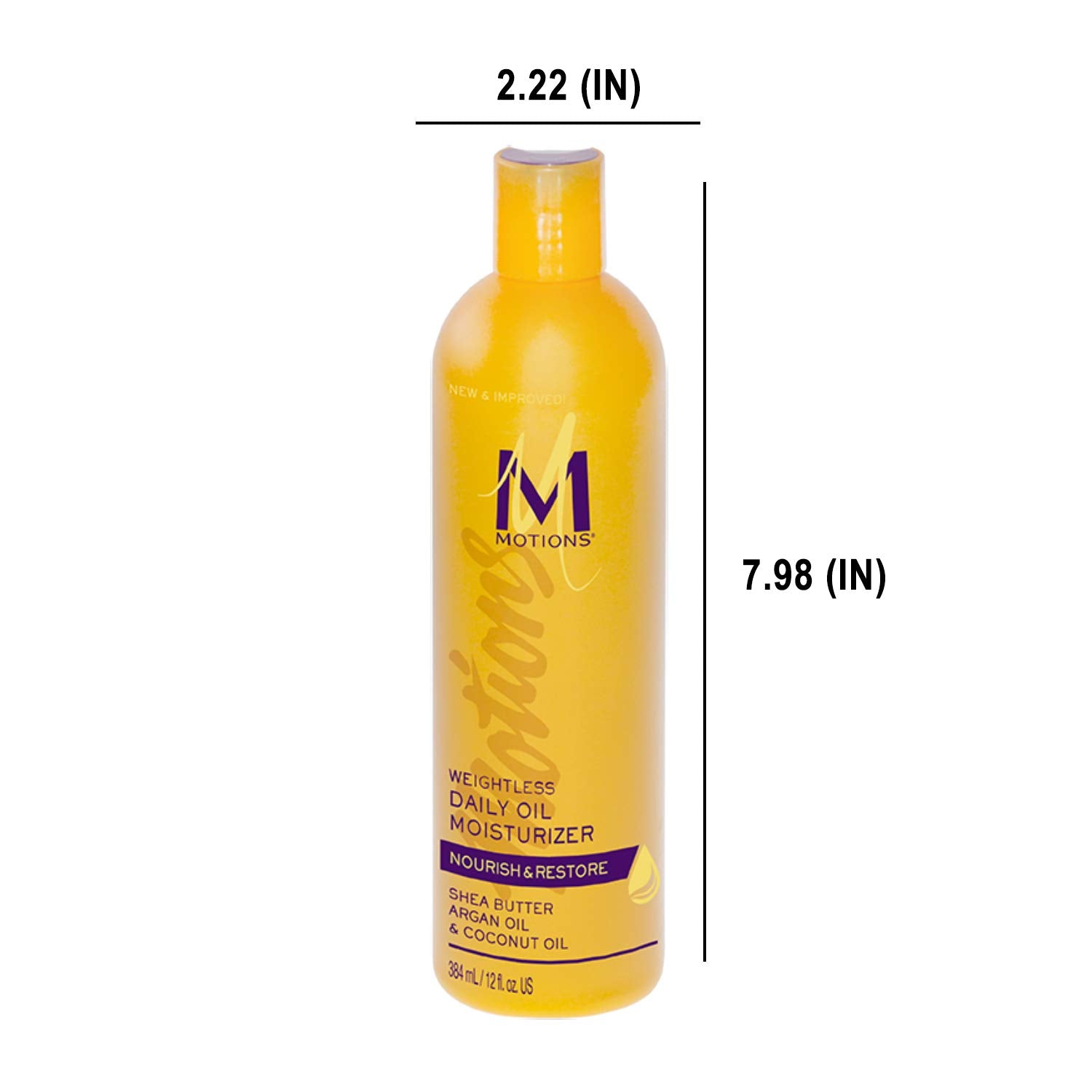 Motions Nourish & Restore Weightless Daily Oil Moisturizer, 12 Ounce