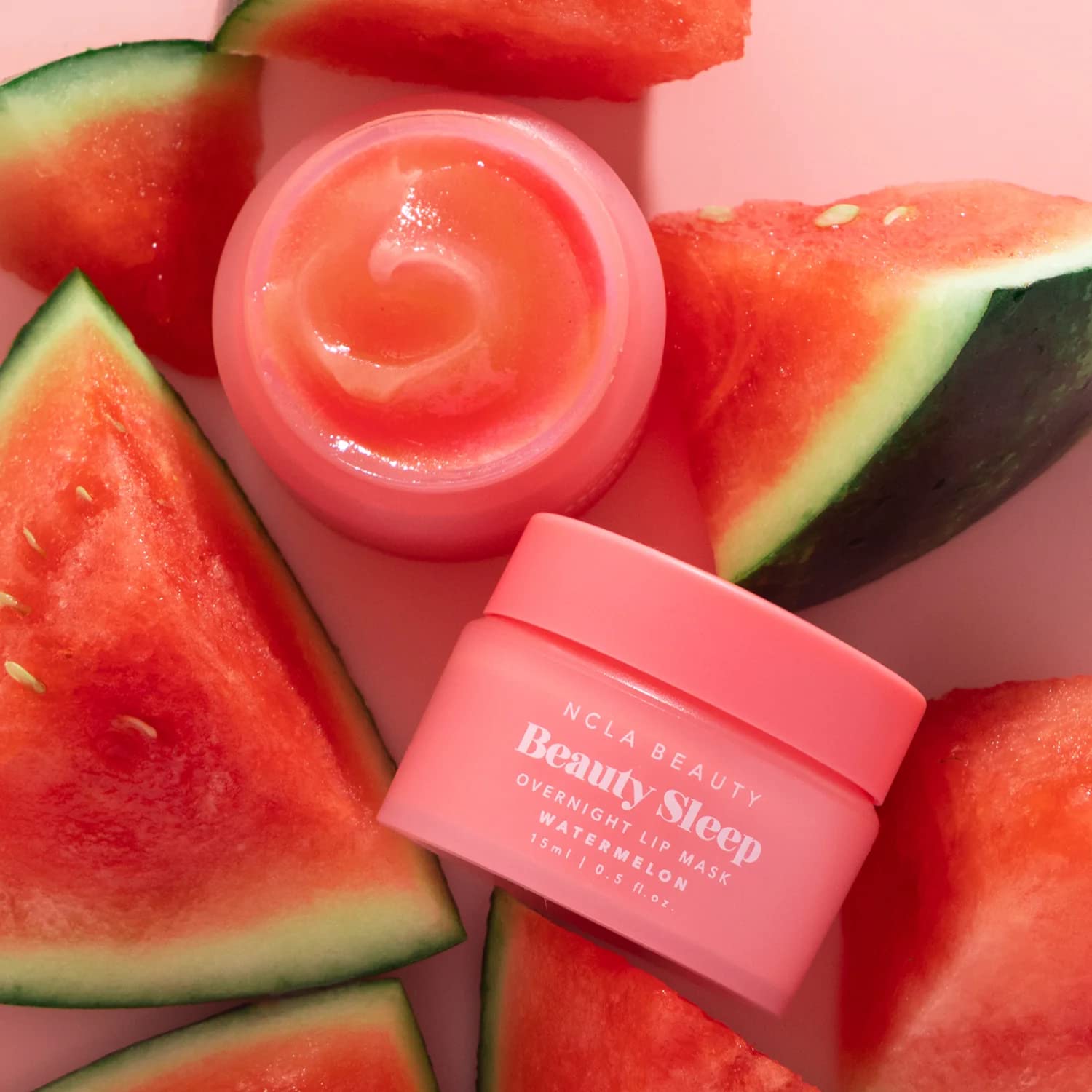 Ncla - Beauty Sleep Overnight Lip Mask | Vegan, Cruelty-Free, Clean Skincare (Watermelon)
