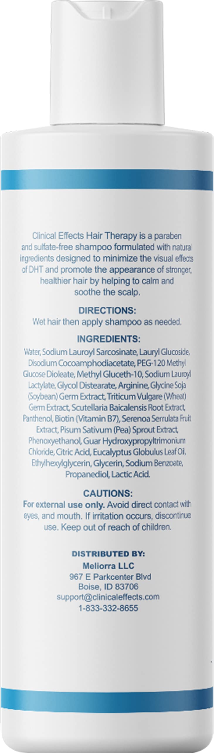 Clinical Effects Hair Therapy Shampoo - Biotin Shampoo with Anagain and Baicapil - Supports Hair Growth for Women and Men - Made