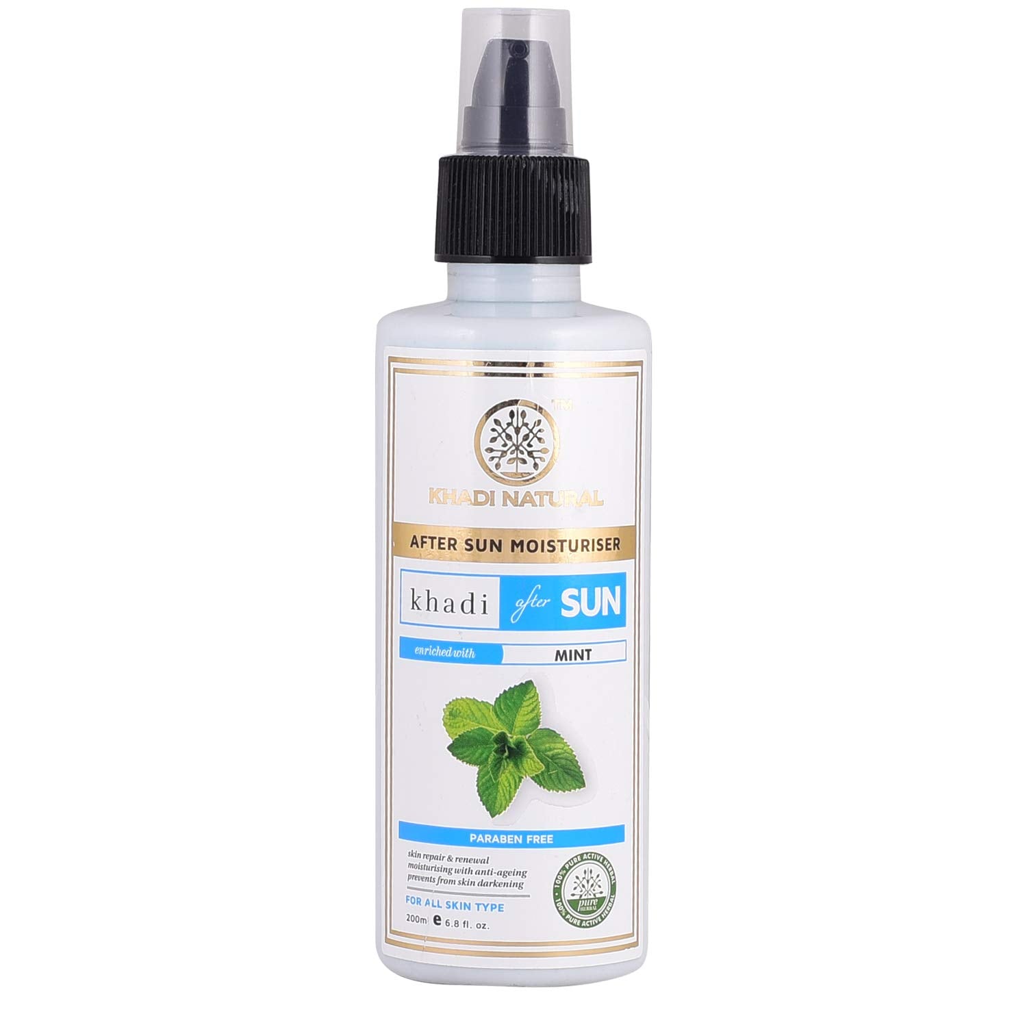 Khadi Natural After Sun Mint, 200Ml