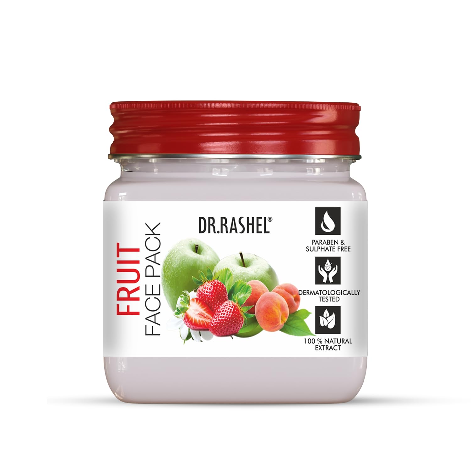 Dr.Rashel Fruit Face Pack For Glowing Skin, Oil Control, Acne, Pimples, Detan, Blemishes, Pigmentation & Brightening, Face Clean