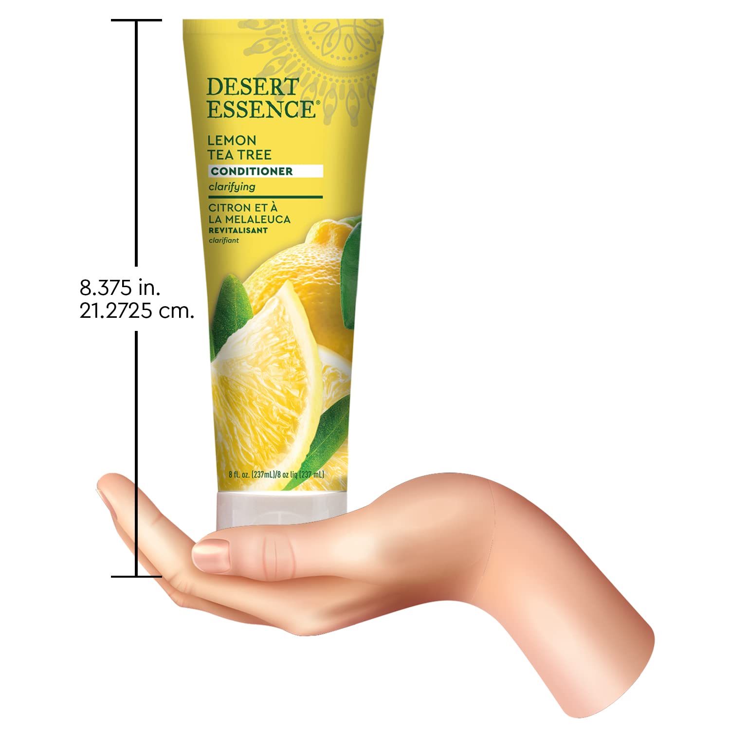 Desert Essence Conditioner, Lemon Tea Tree, Clarifying Provitamin B5, Organic Lemon Peel Extract & Nourishing Aloe - Purifying,