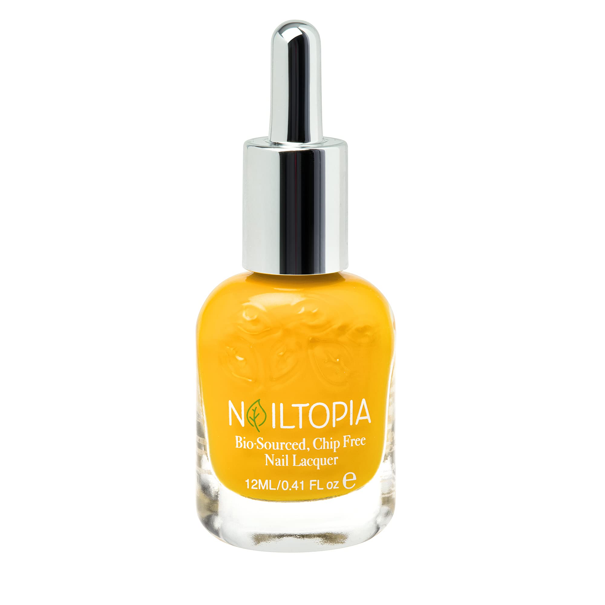 Nailtopia - Plant-Based Chip Free Nail Lacquer - Non Toxic, Bio-Sourced, Long-Lasting, Strengthening Polish - Glow Up (Vibrant M