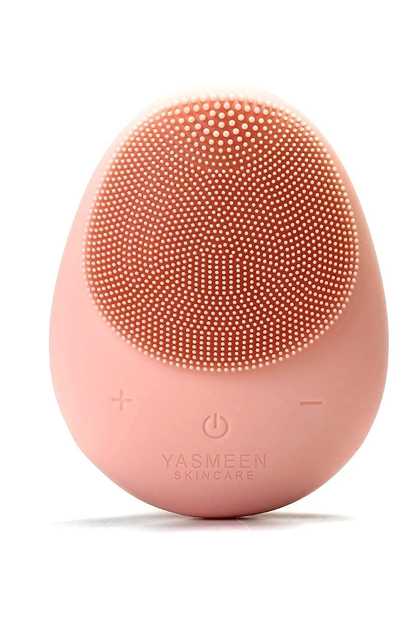 Sonic Facial Cleansing Brush, Waterproof Electric Face Cleansing Brush Device For Deep Cleaning|Gentle Exfoliating|Massaging,Rec
