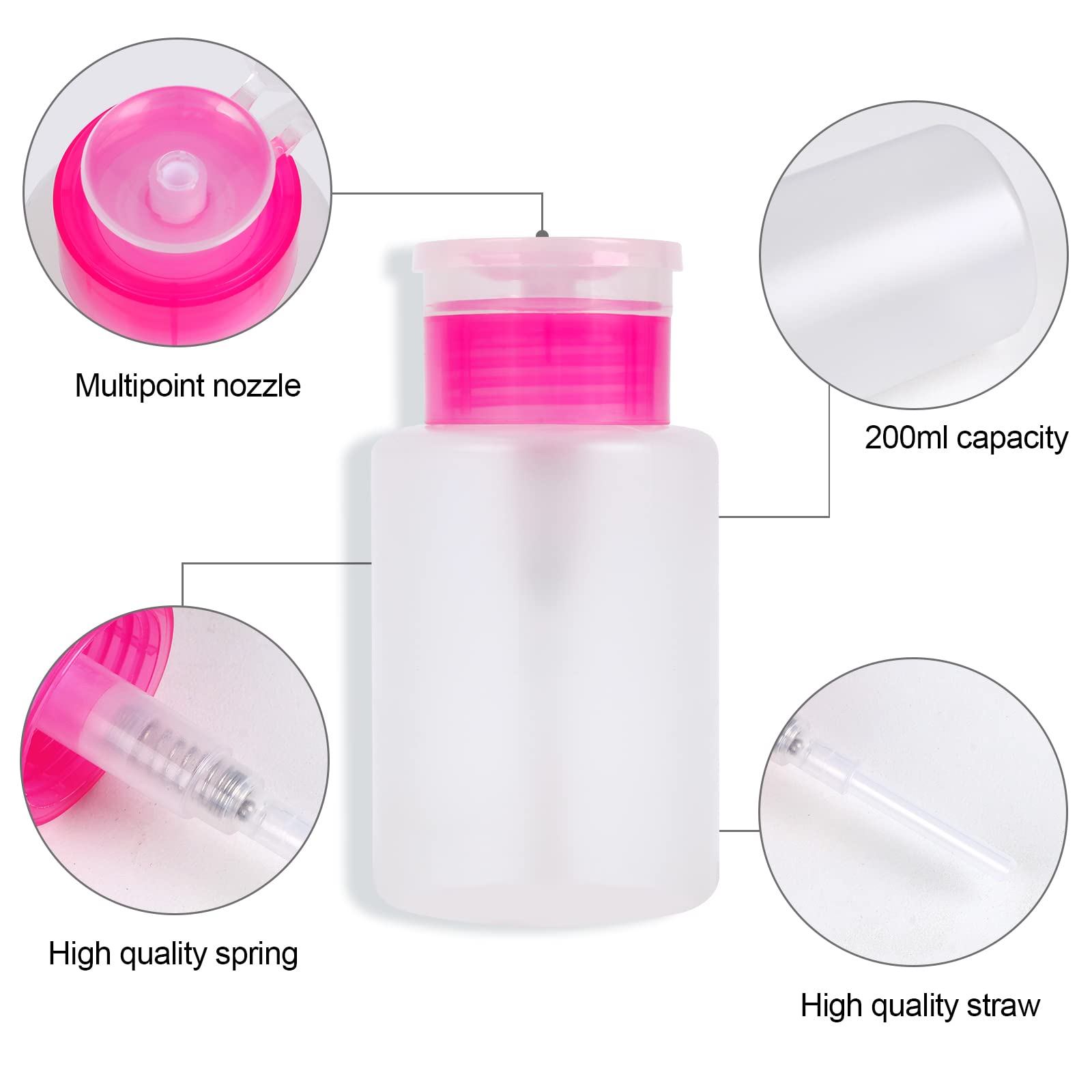 400 Pieces Nail Cotton Pads,1 Pull-Down Pump Dispenser Bottle, Super Absorbent Soft Non-Woven Eyelash Glue Wipes, Nail Polish De