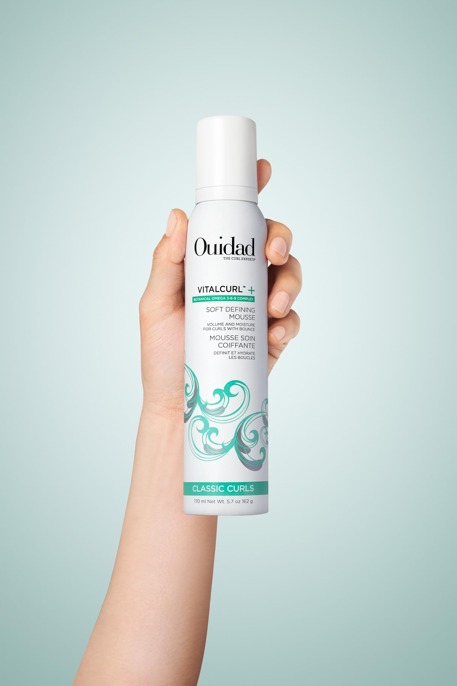 Ouidad Vitalcurl+ Soft Defining Mousse, 5.7 Oz.