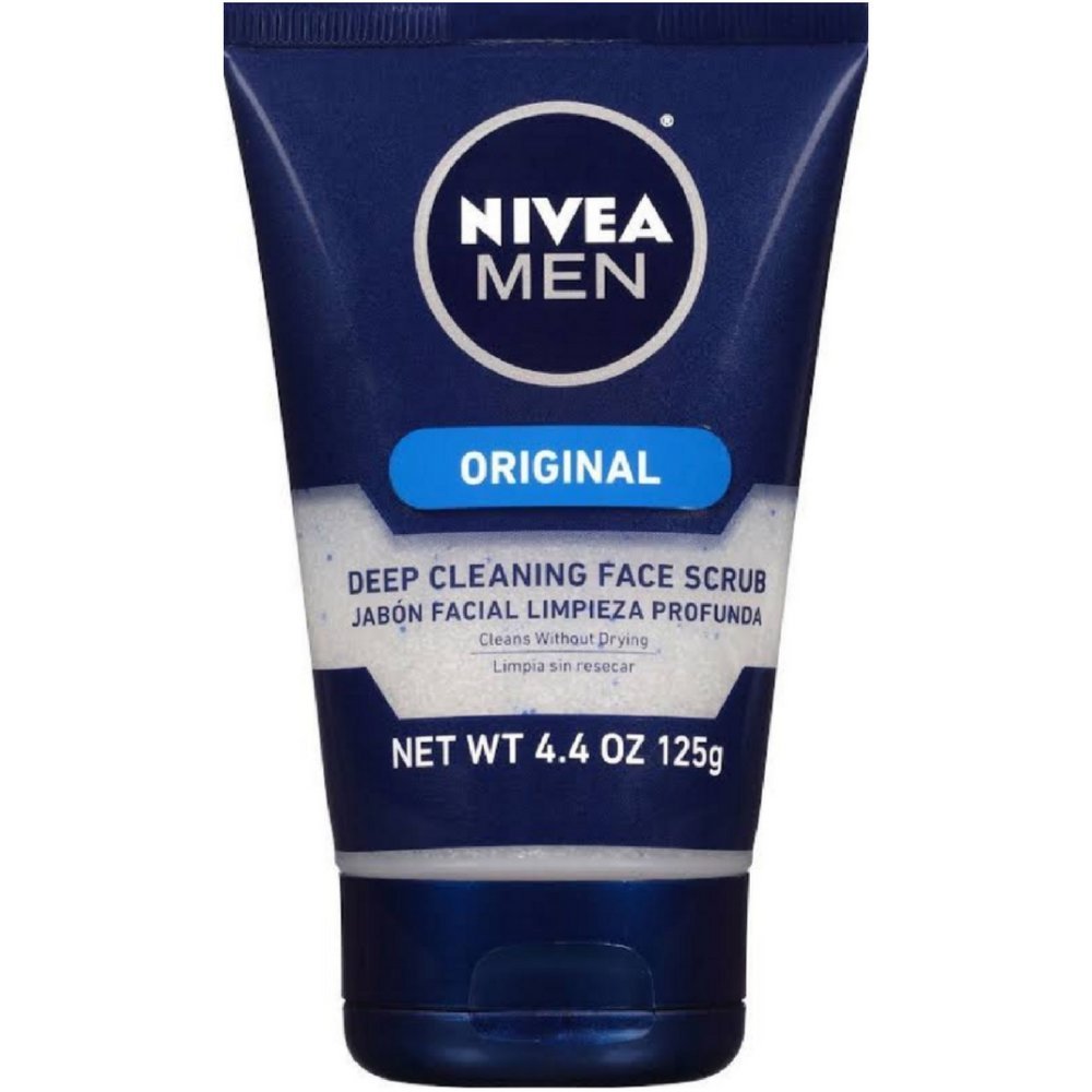 NIVEA FOR MEN Original, Deep Cleaning Face Scrub 4.4 oz (Pack of 11)
