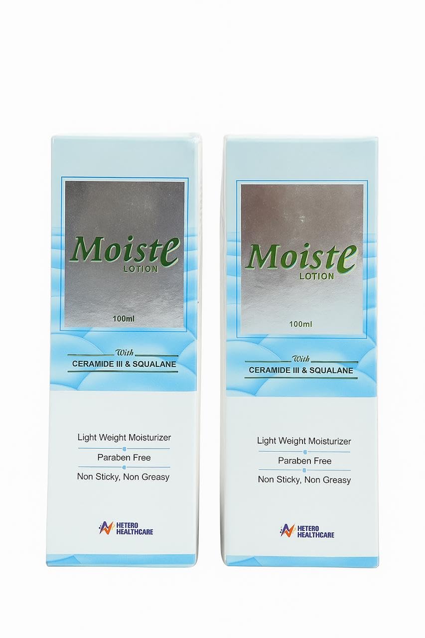 Moiste Lotion 100Ml Pack Of 2 | Daily Nourishing Lotion For Soft Smooth Hydrated Skin