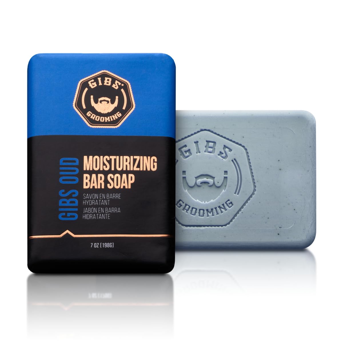 GIBS Oud, Moisturizing, LongLasting, 7oz Bar Soap