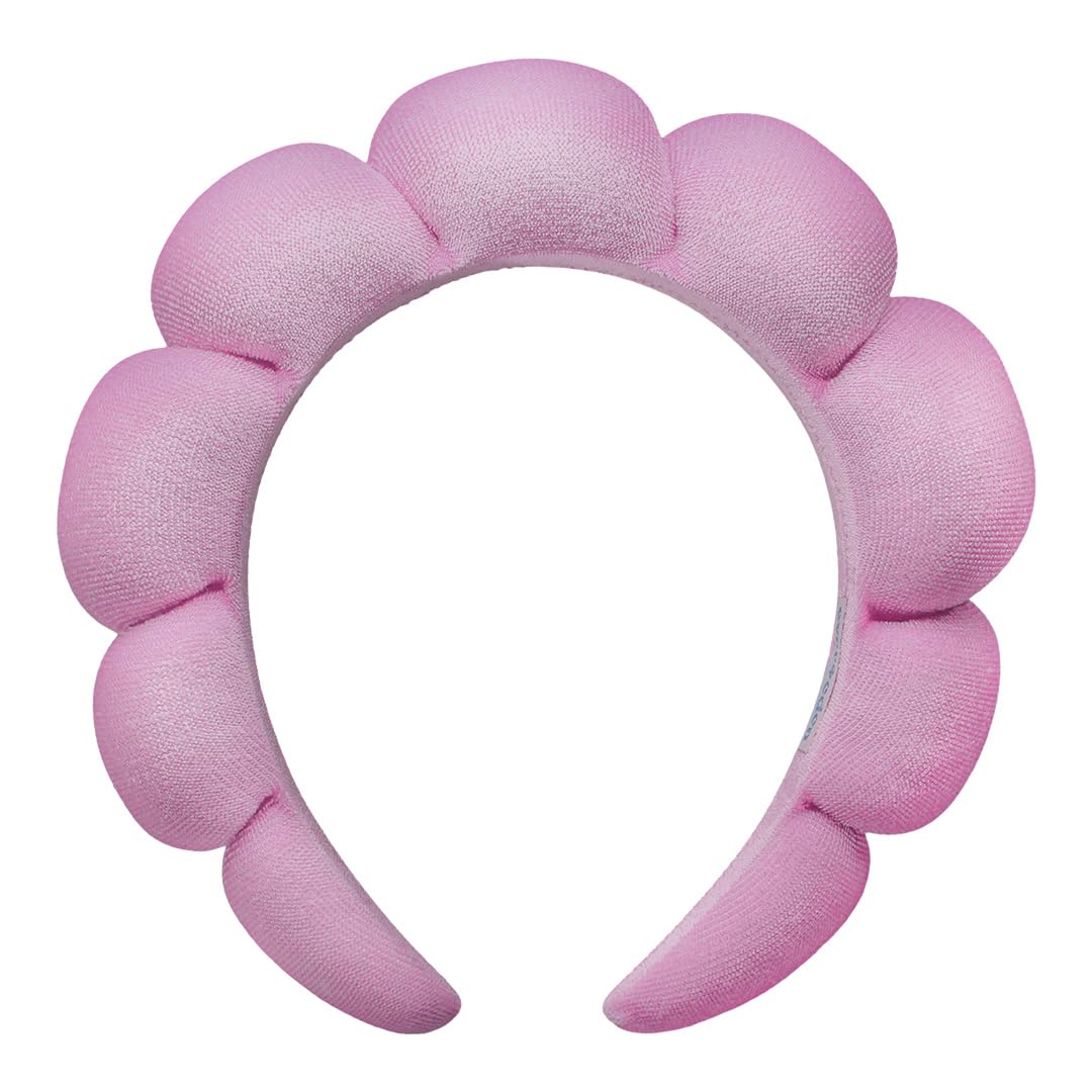 Evereden Kids Spa Headband: Stylish, Soft, & Adorable Sponge and Terry Fabric Spa Headbands for Girls - Face Wash Headband for F