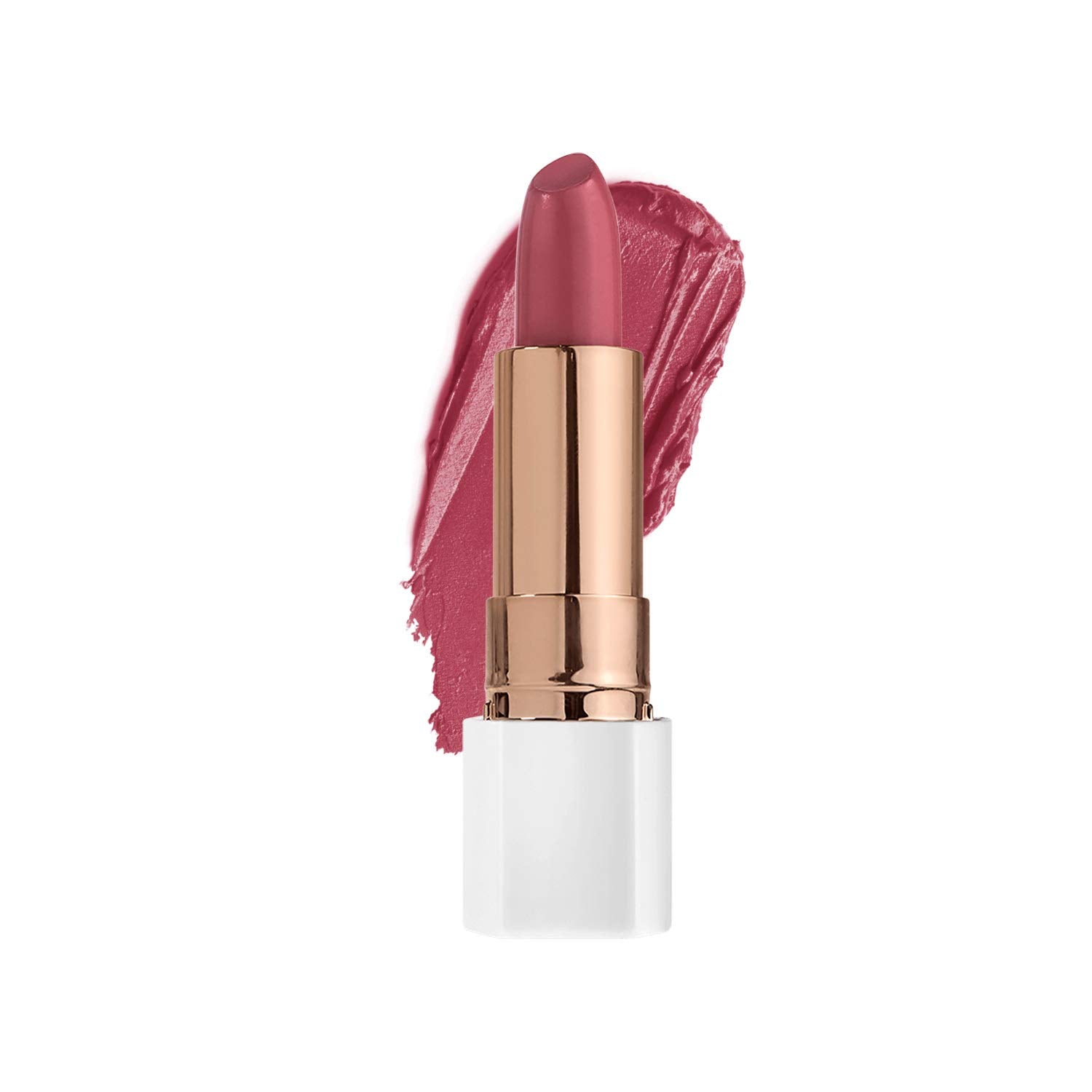 FLOWER BEAUTY Petal Pout Lipstick Nourishing & Highly Pigmented Lip Color with Antioxidants (Berry-More - Matte) (Pack of 1)
