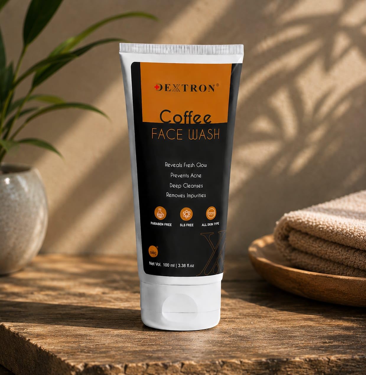 Coffee Face Wash For Fresh & Radiant Looking Skin, Deep Cleansing Formula, Paraben Free, Sls Free, Suitable For All Skin Types, 
