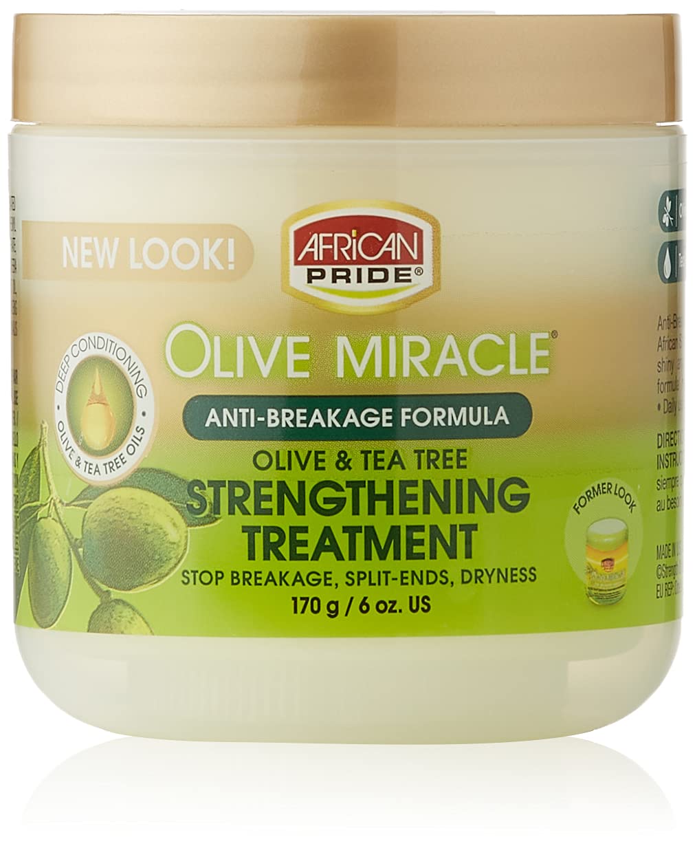 African Pride Olive Miracle Cream 6 Oz