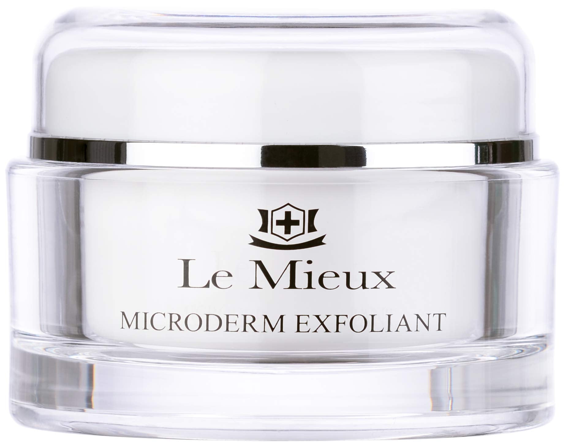 Le Mieux Microderm Exfoliant - Radiance Boosting Microdermabrasion Scrub for Face & Neck, Exfoliating Facial Polish for Congeste