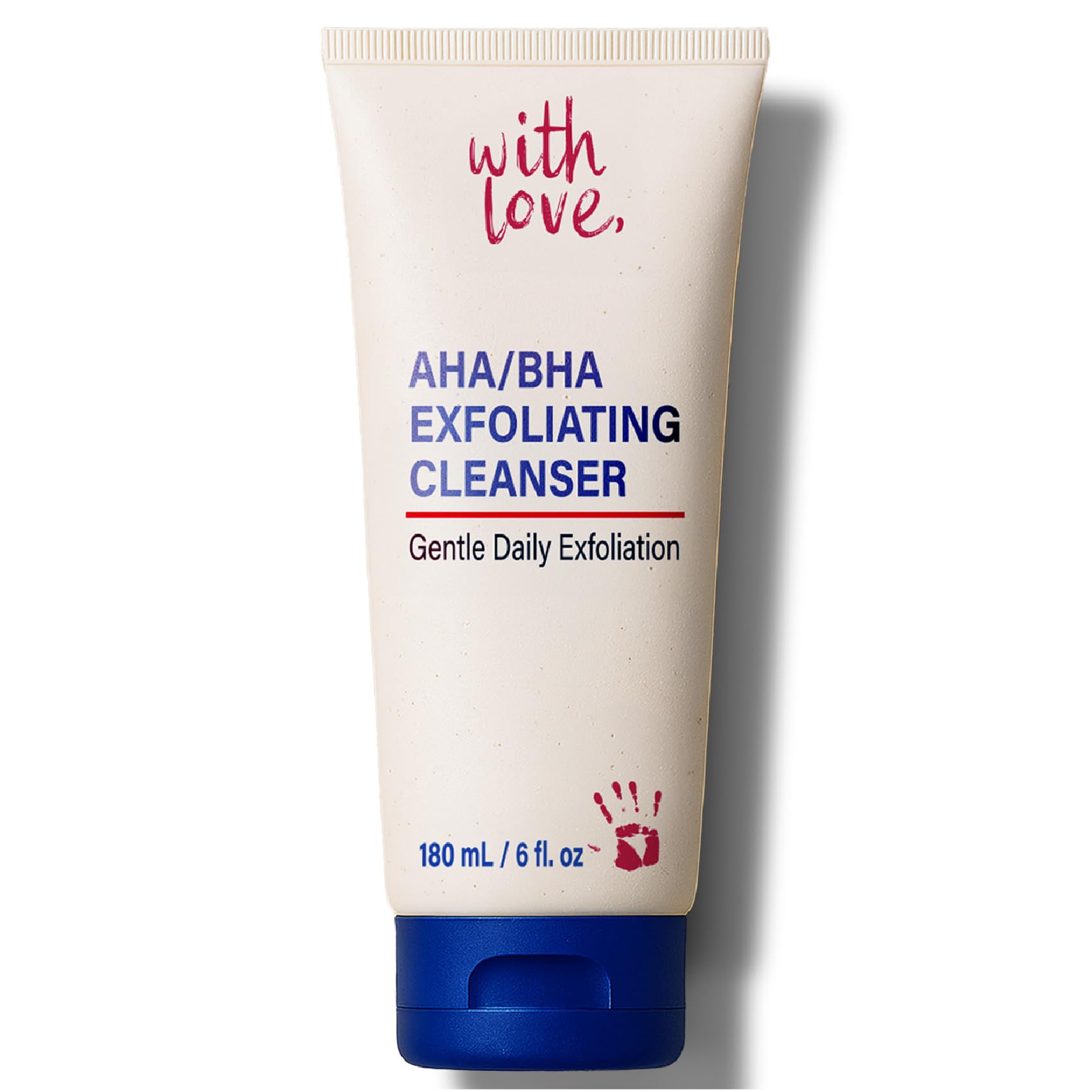 AHA/BHA Daily Exfoliating Face Wash, Deep Relief Glycolic Acid Cleanser for AcneProne Skin, AHA BHA Exfoliant Face Wash with Jo