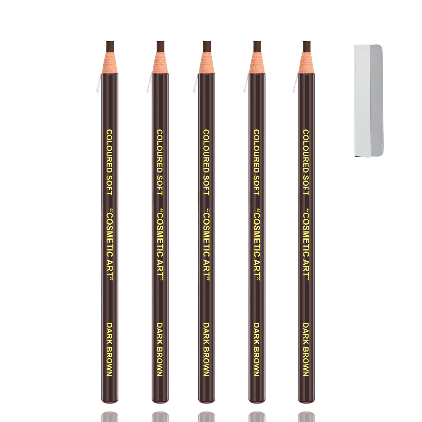 Awccxmym Waterproof Eyebrows Pencil Microblading Eyebrow Pen Supplies Pull Cord Peel-Off Brow Pencil Create Long-Lasting Clear W