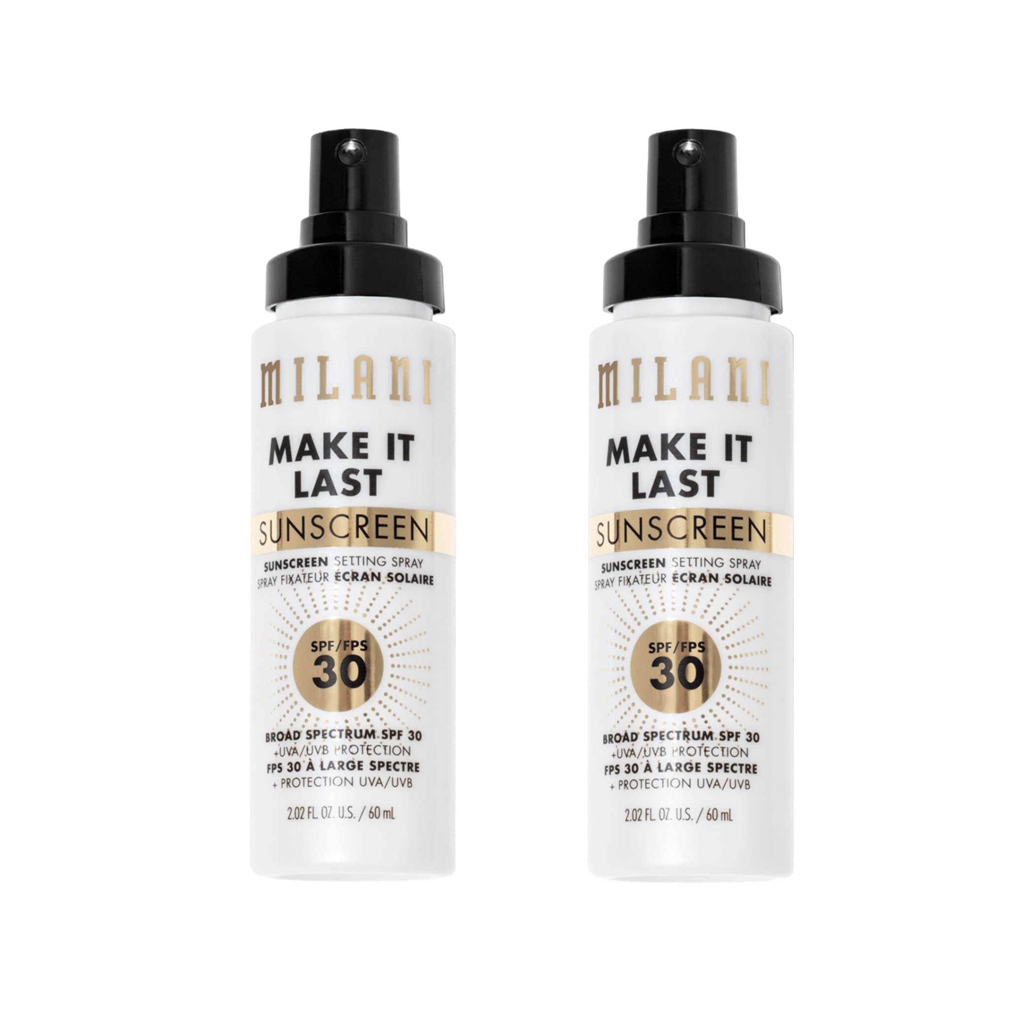 Milani Make It Last Sunscreen - Sunscreen Setting Spray With Spf 30 - Makeup Primer And Setting Spray With Spf30 Sunscreen, Long