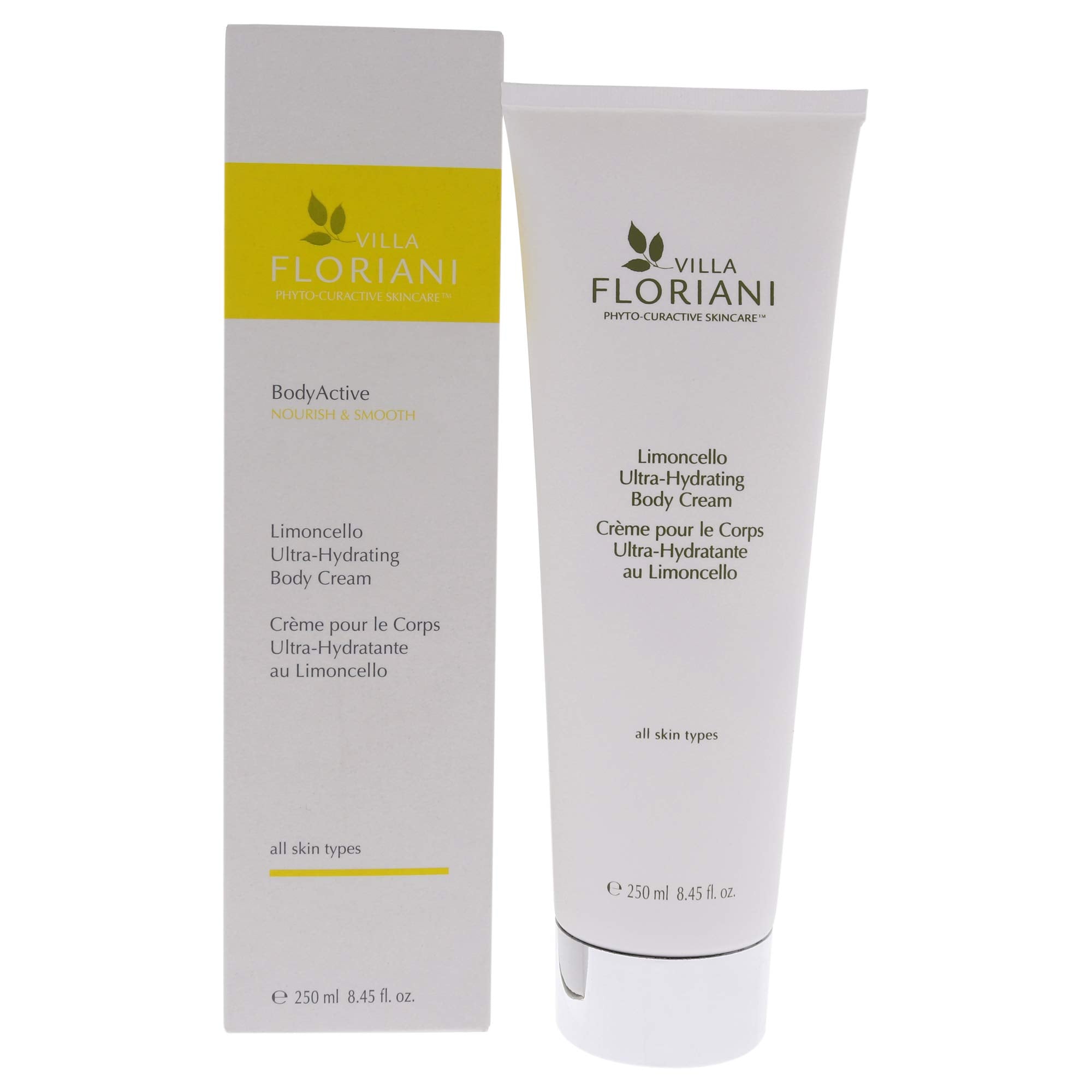 Villa Floriani Ultra Hydrating Body Cream - Limoncello Women Body Cream 8.45 Oz, White, (I0106602)