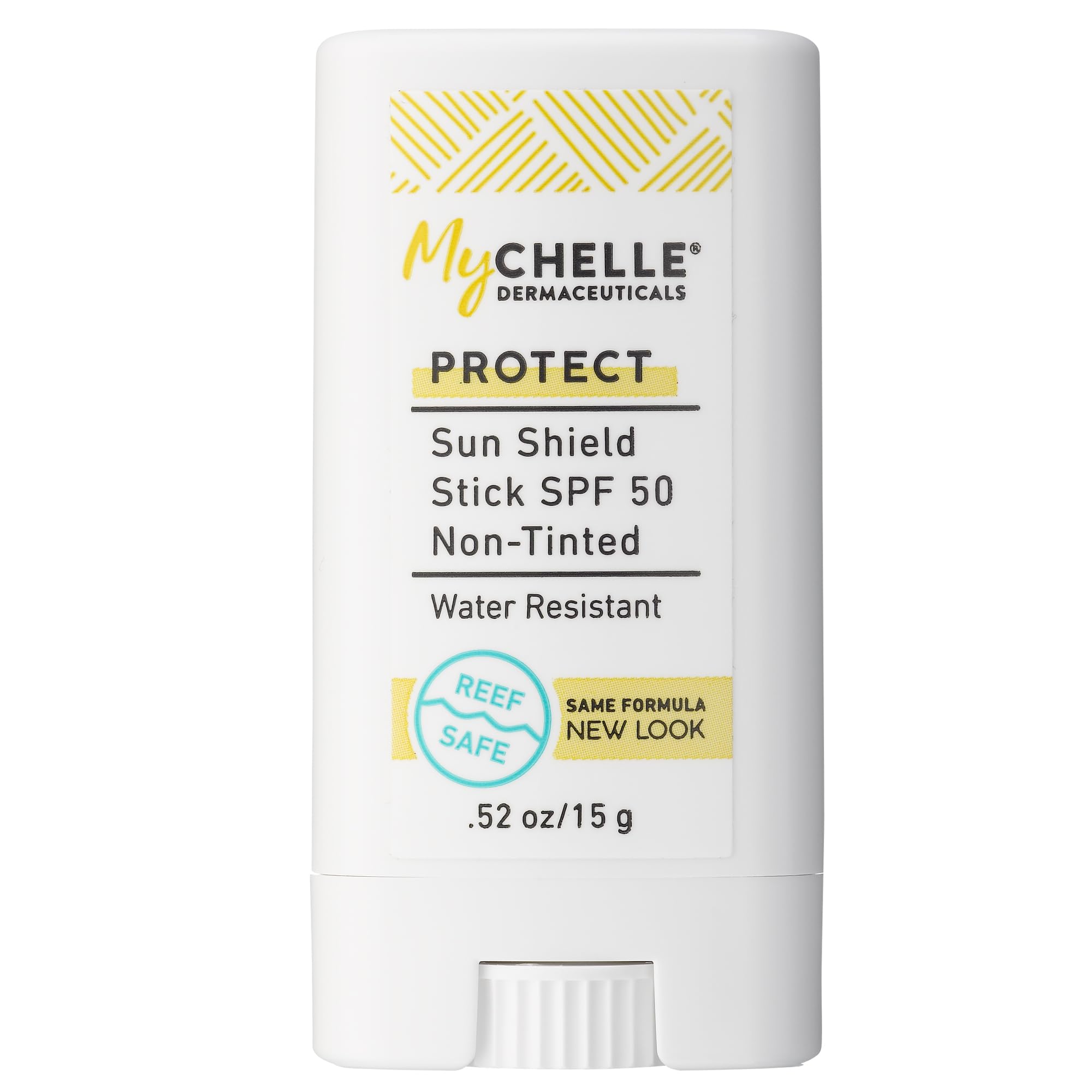 Mychelle Dermaceuticals Sun Shield Stick Spf 50 Non-Tinted - Natural Liquid Zinc Sunscreen Vitamin E And Jojoba - Water Resistan