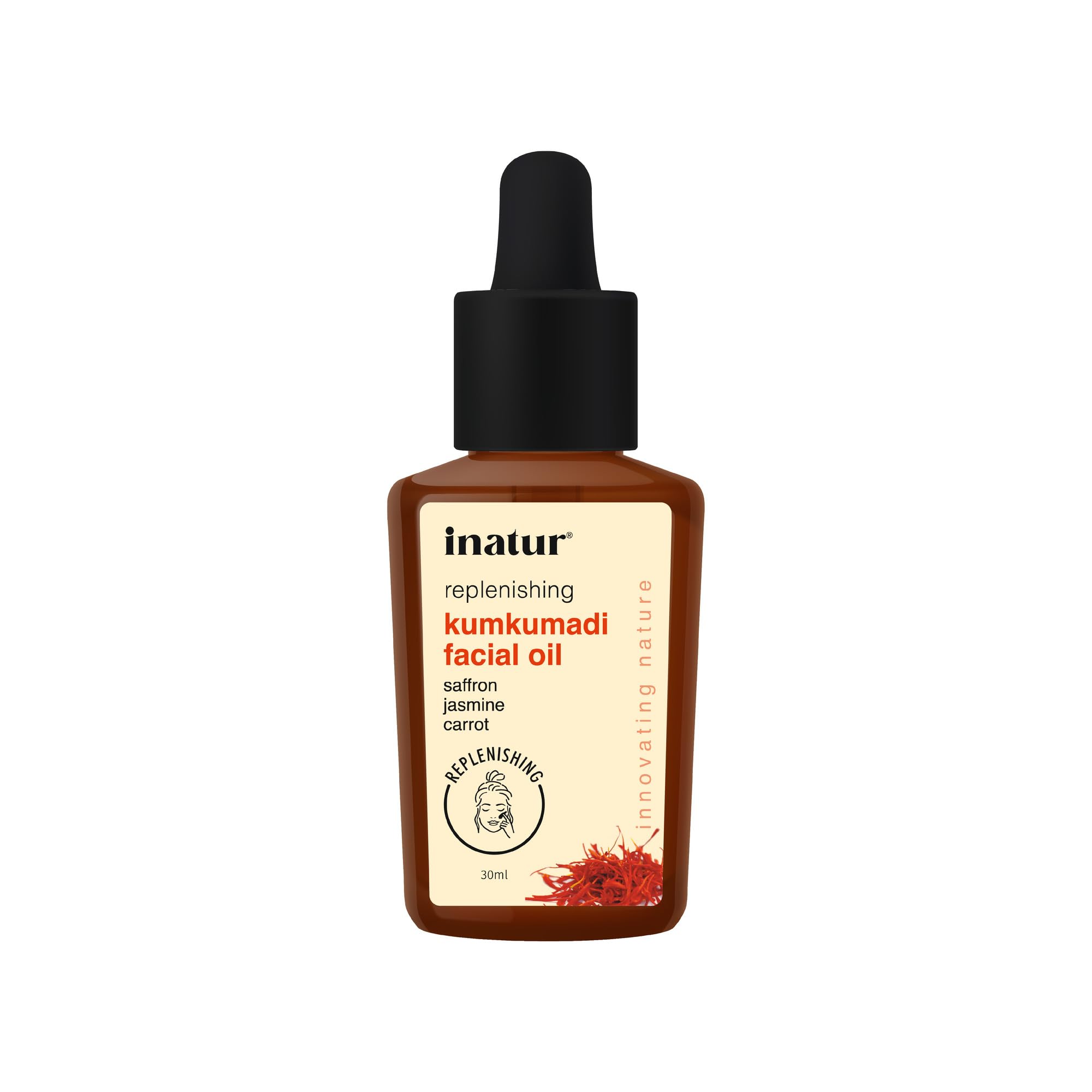 inatur Kumkumadi Facial Oil| Radiant Glow, Reduces Pigmentation and Blemishes| with Ayurvedic Formulation| For All Skin Type| 30