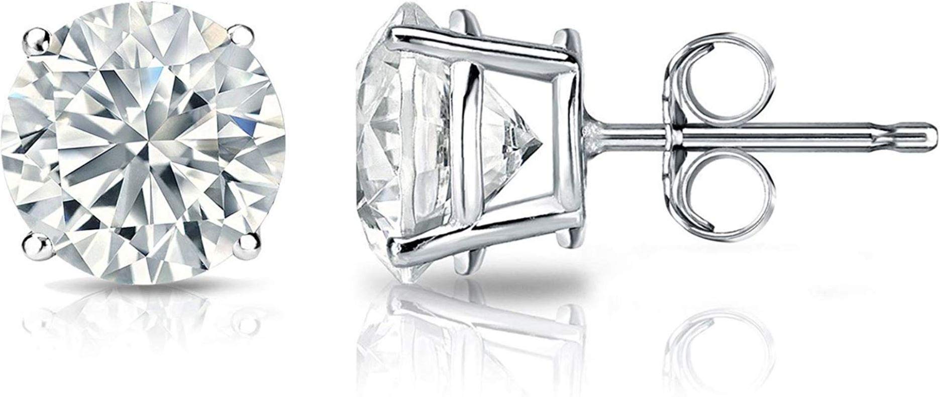 Ananth Jewels 925 Silver Solitaire Earrings For Women