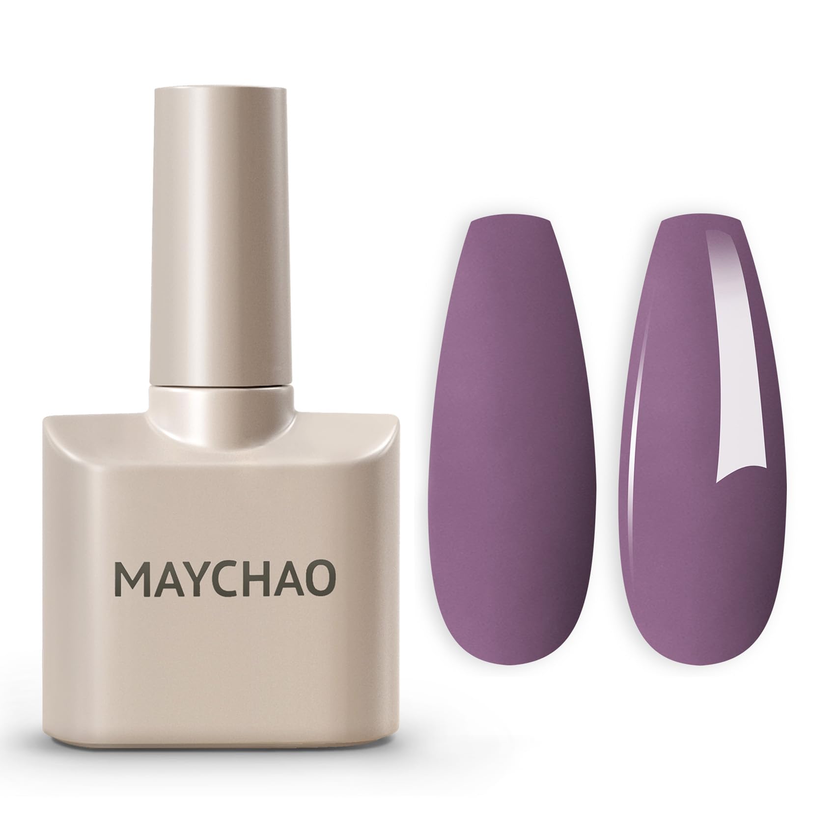 MAYCHAO 15ML Purple Gel Nail Polish 1Pc Lavender Purple Gel Polish Soak Off UV LED Nail Gel Polish Nail Art Starter Manicure Sal