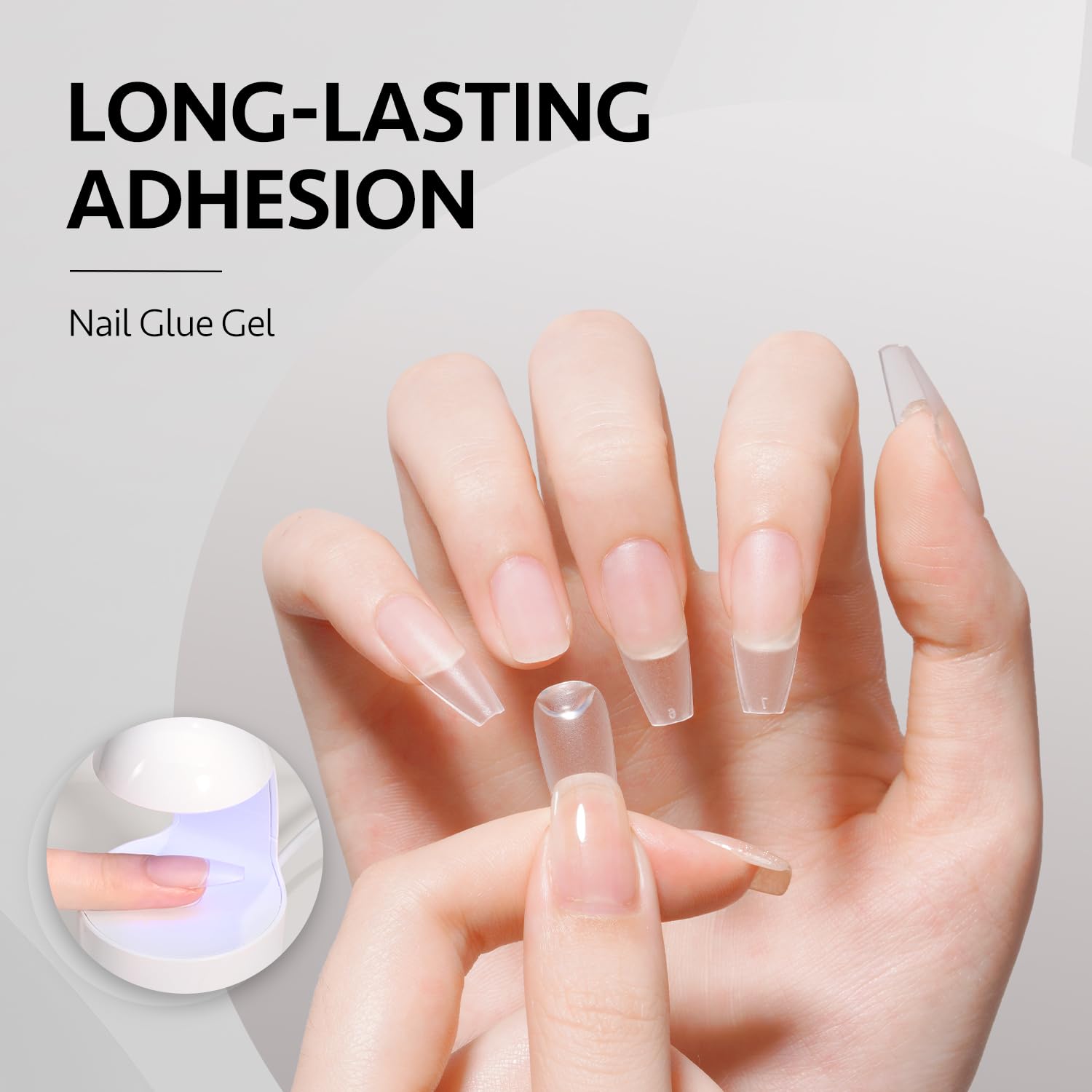 Gaoy Gel Top Coat, Nail Glue Gel And Base Coat Set, 3 Pcs 16Ml Clear Glossy No Wipe Combination For Uv Light Cure Gel Nail Polis