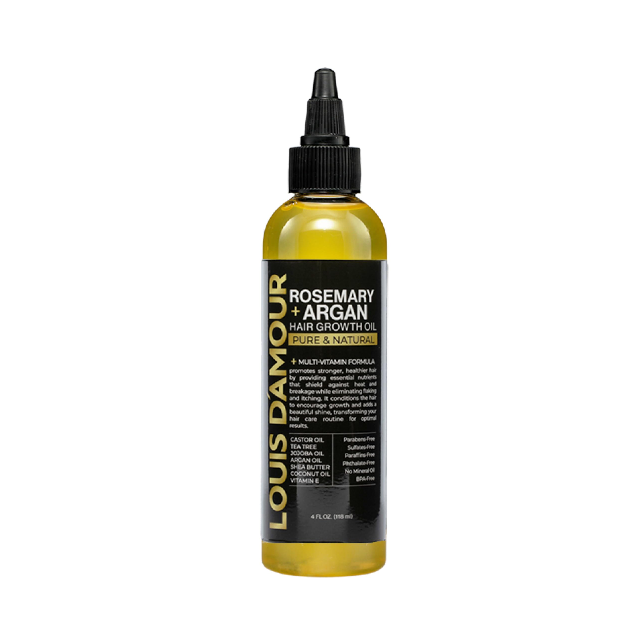 Louis DAmour Scalp & Hair Growth Oil, 4 Fl Oz