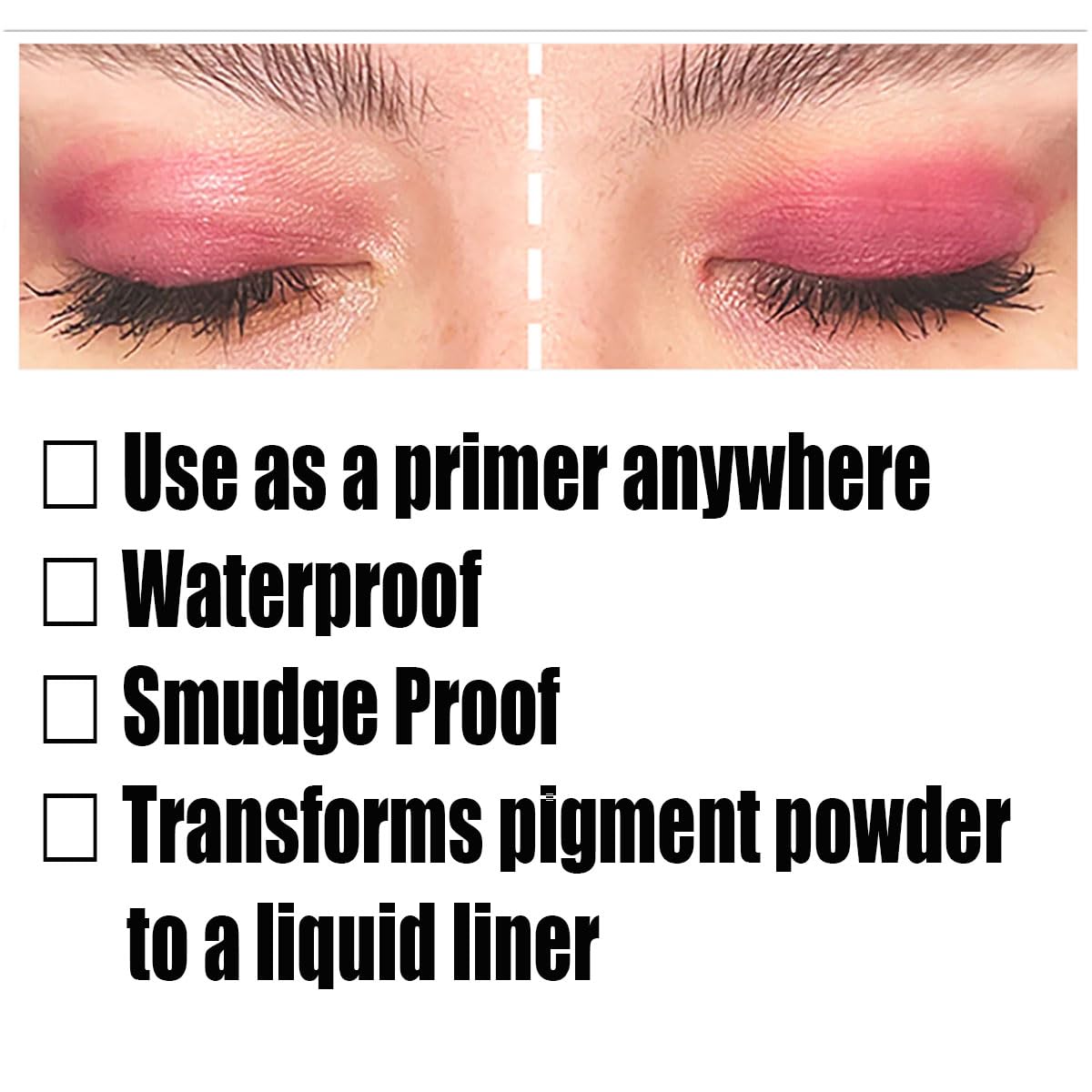 Italia Deluxe 2Pcs Of Locked In Place - Makeup Sealer And Converter Waterproof & Zipper Bag