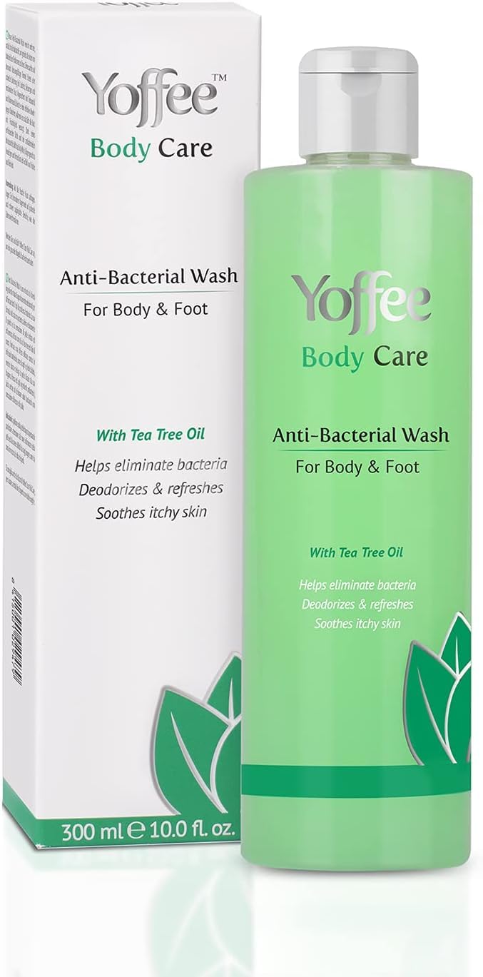 Yoffee - Refreshing & Invigorating Shower Gel For Body And Feet, Prevents And Eliminates Bad Odors, Hydrates & Soothes Skin, Wit