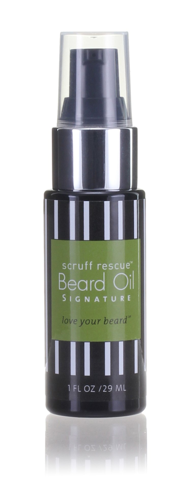 SCRUFF RESCUE Beard Oil  Signature Scent, 1 fl oz, Conditioning and Moisturizing, Honest Organic Jojoba, Grape Seed, Castor OIl