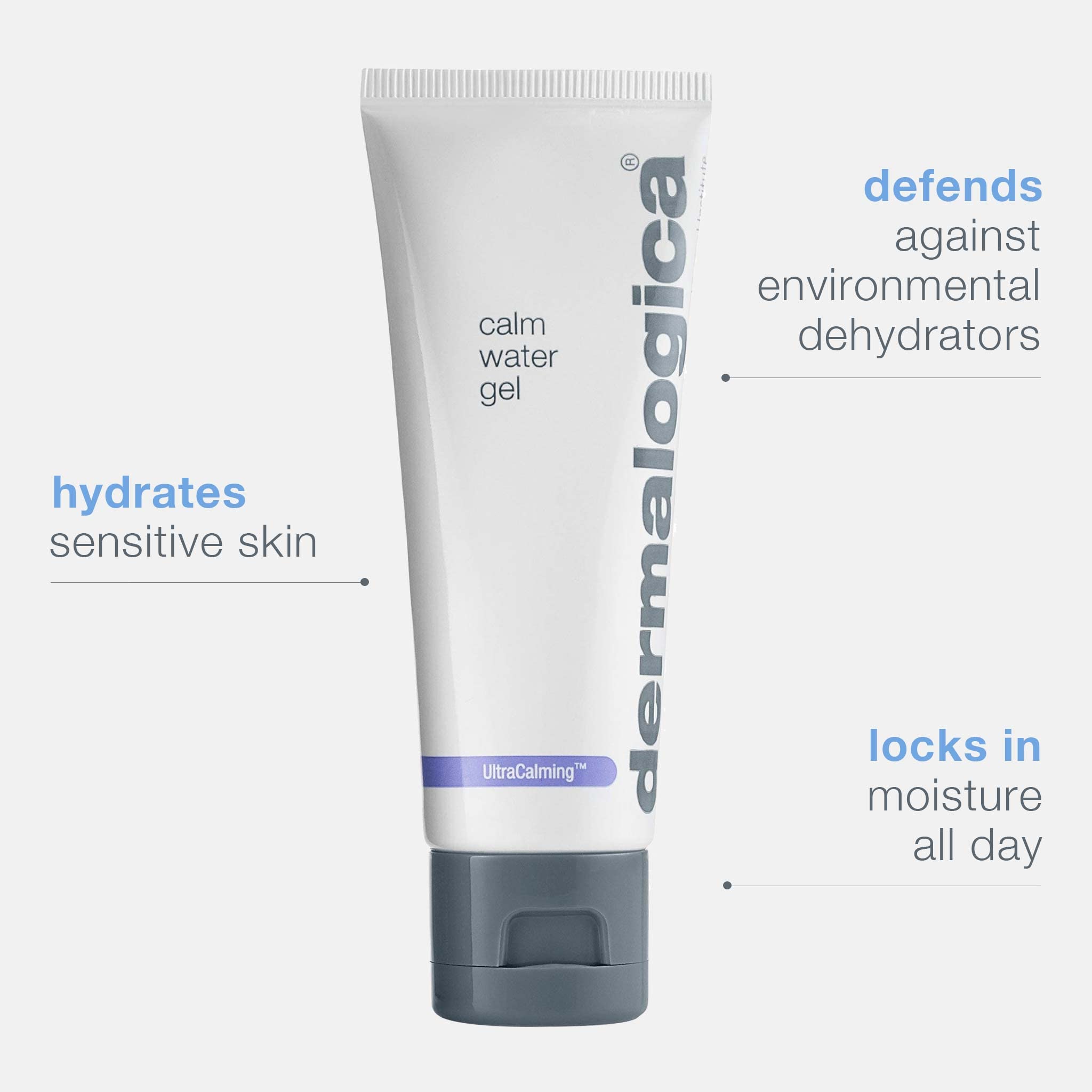Dermalogica Calm Water Gel (1.7 Fl Oz) Weightless Face Moisturizer For Sensitive Skin - Help Support Healthy Moisture Balance Wi
