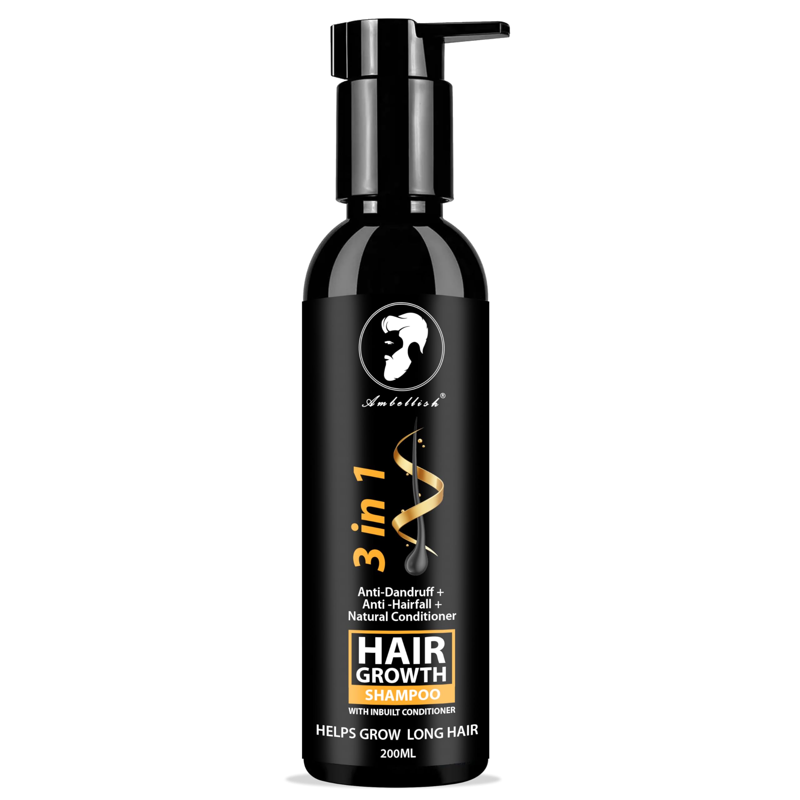 3 In 1 Anti-Dandruff & Anti-Hairfall Shampoodry And Frizzy Hair For Hair Fall For All Type Hair 200 Ml