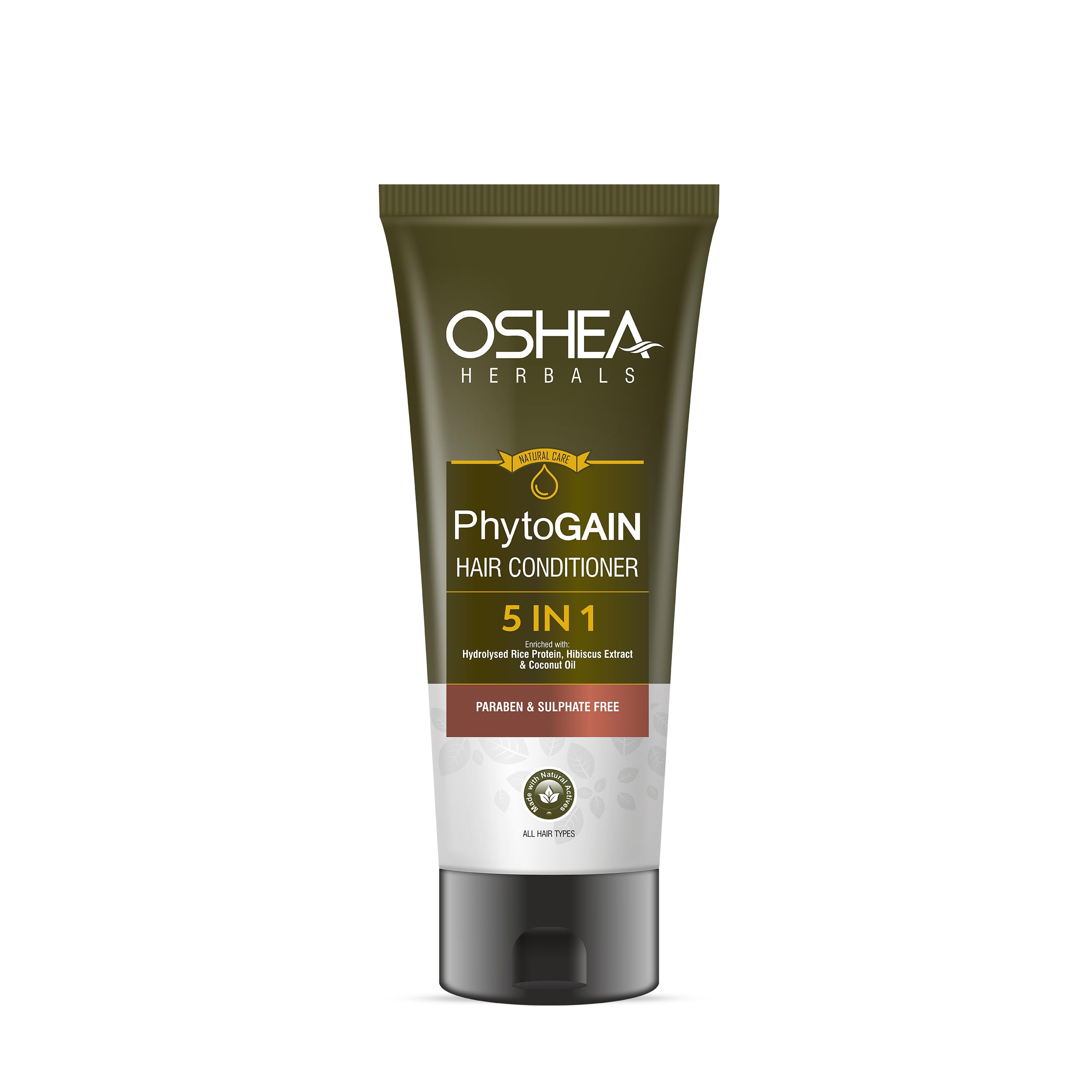 Oshea Phytogain 5 In 1 Hair Conditioner For All Hair Types | Repairs Damage Hair, Adds Volume With Deeply Nourishes Scalp | Enri