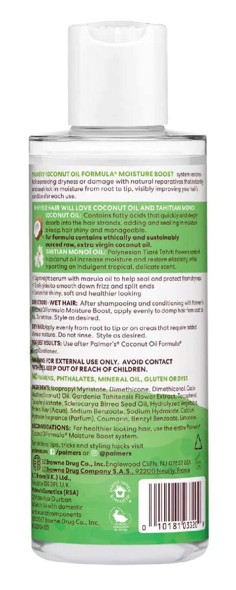 Palmer'S Coconut Oil Formula Hair Polisher Serum, 6 Ounces (Pack Of 2)