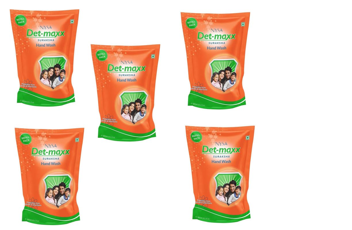 Nysa Detmaxx Handwash Refill (300 Ml) Pack Of 5