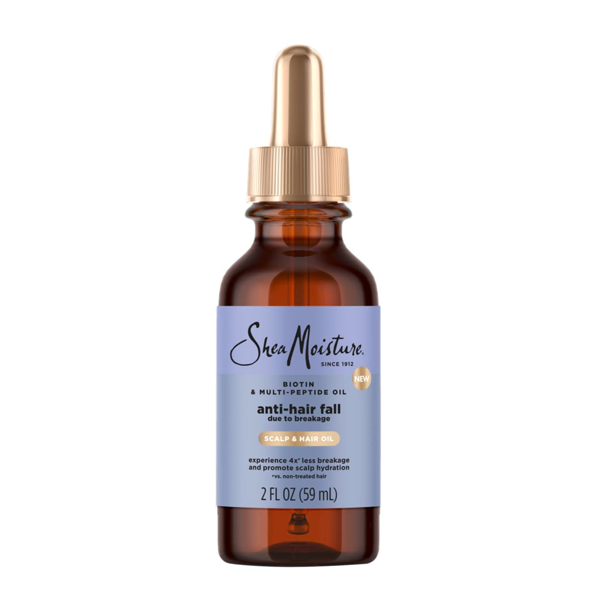 SheaMoisture Scalp & Hair Oil Anti-Hair Fall for Healthy Looking Hair and Moisturized Scalp, with Biotin & Multi-Peptide ScalpBo