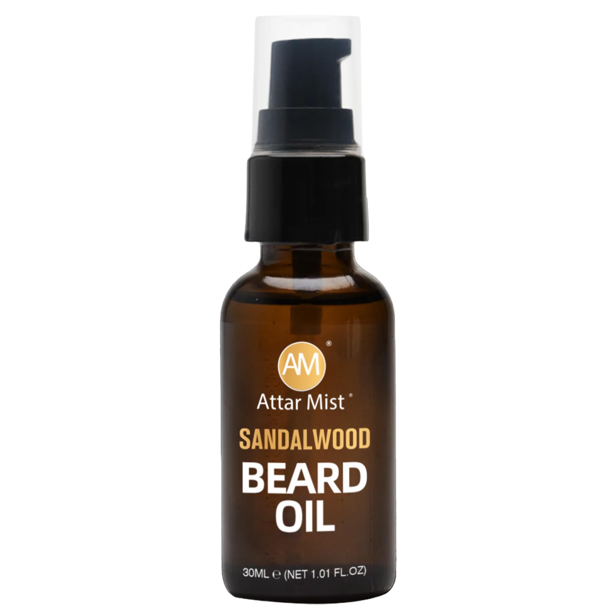 Attar Mist Hydrating Sandalwood Scented Beard Oil, Itch Relief, 1.01 fl oz