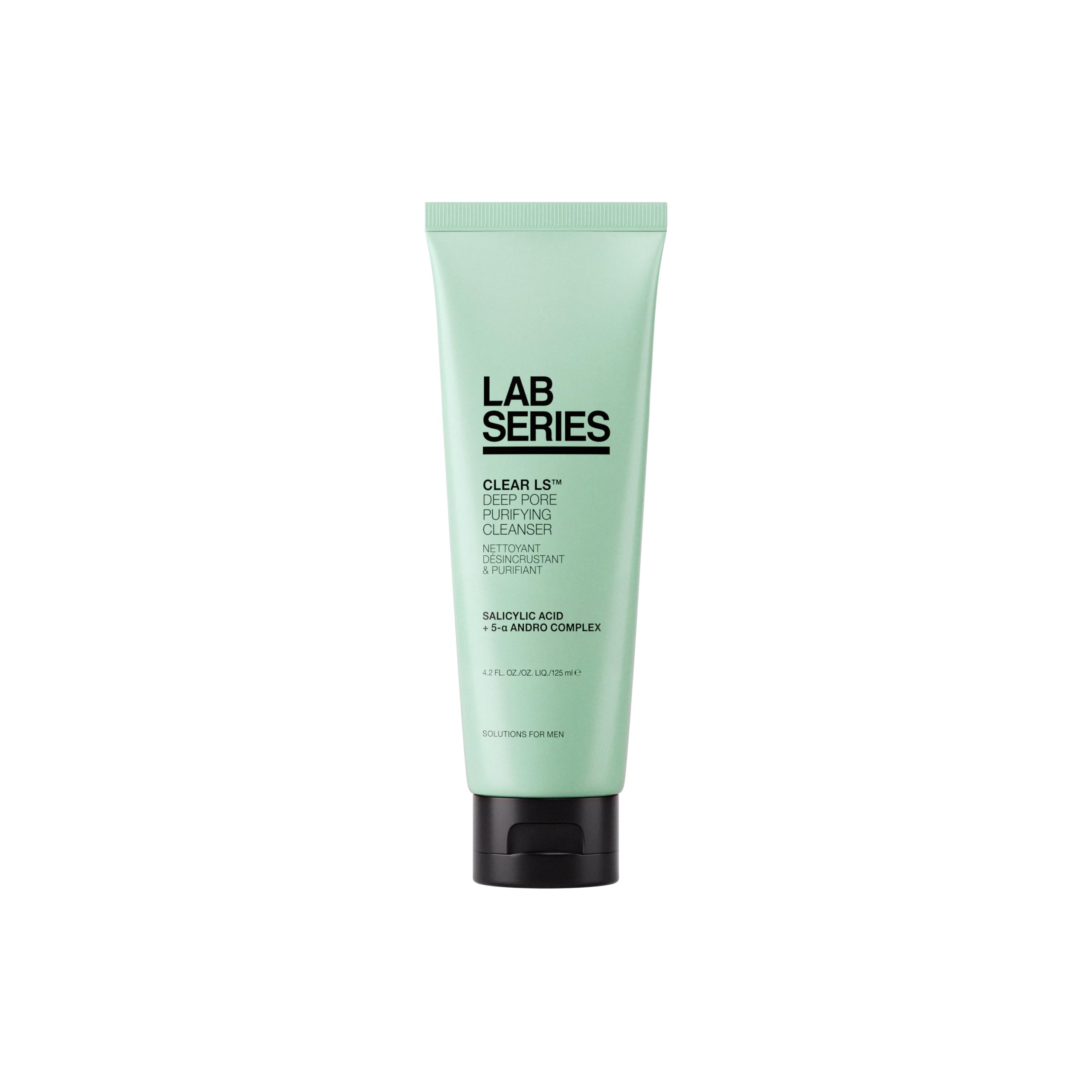 Lab Series Clear LS Deep Pore Purifying Face Wash with Salicylic Acid | Men's Cleanser Suitable for Acne Prone Skin