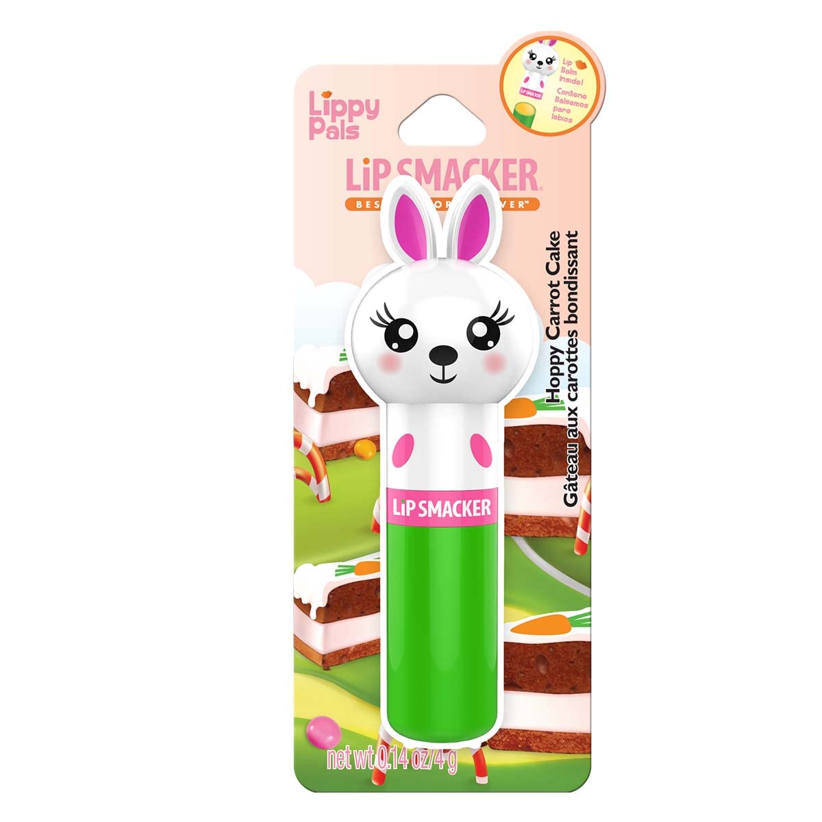 Lip Smacker Lip Balm, Bunny Hoppy Carrot Cake, 0.14 Ounce