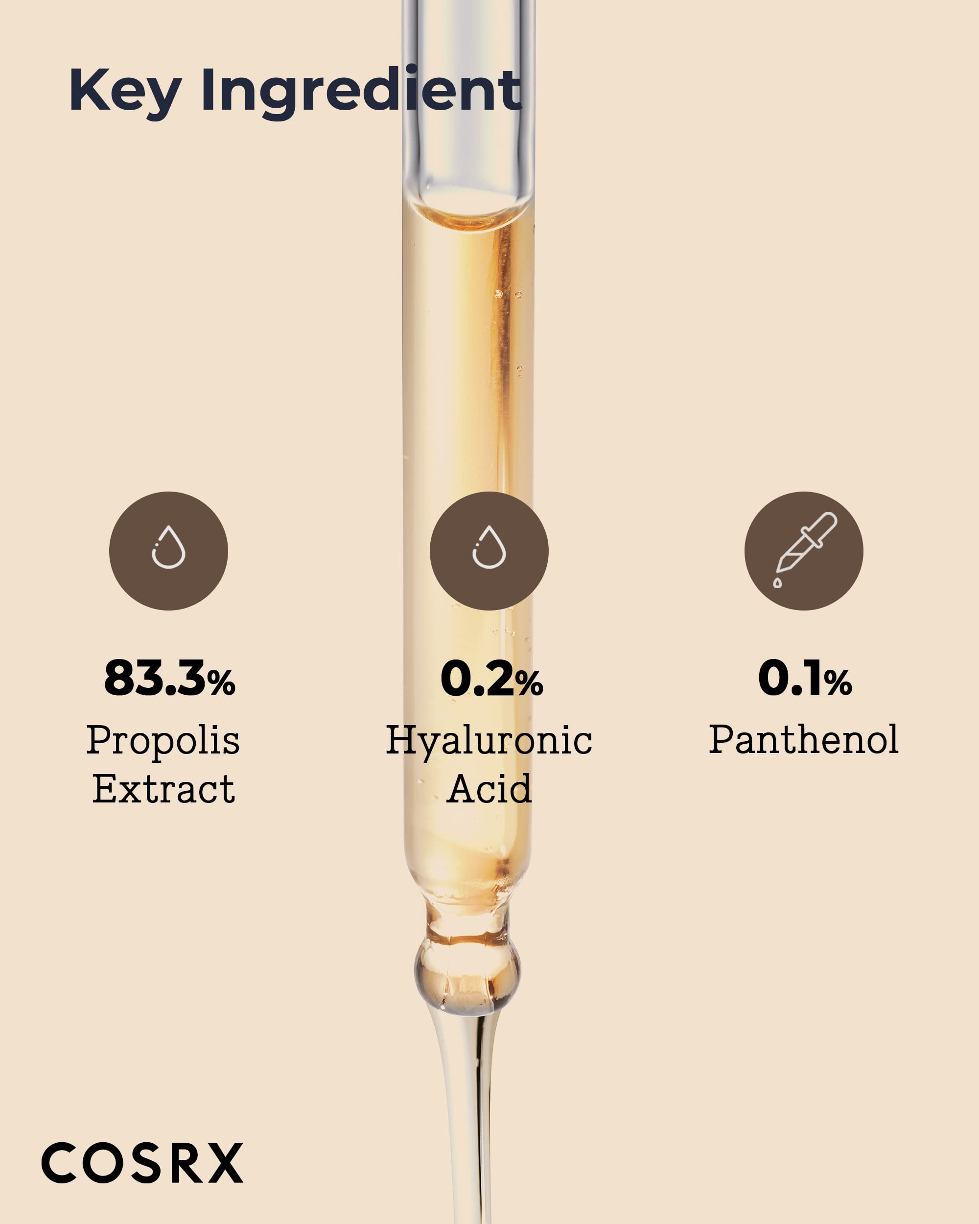 Cosrx Propolis Ampoule, Glow Boosting Serum For Face With 73.5% Propolis Extract, 1.01Fl.Oz/30Ml, Hydrating Essence For Sensitiv