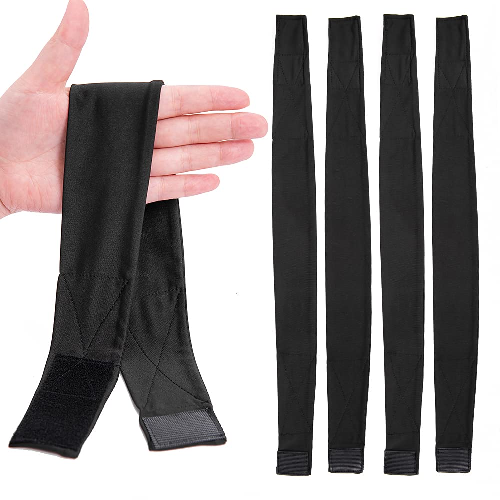 5Pcs Silk Headband Black Headband For Making Wig Silk Elastic Band Adjustable Silk Headband For Headband Wig And Wig Cap