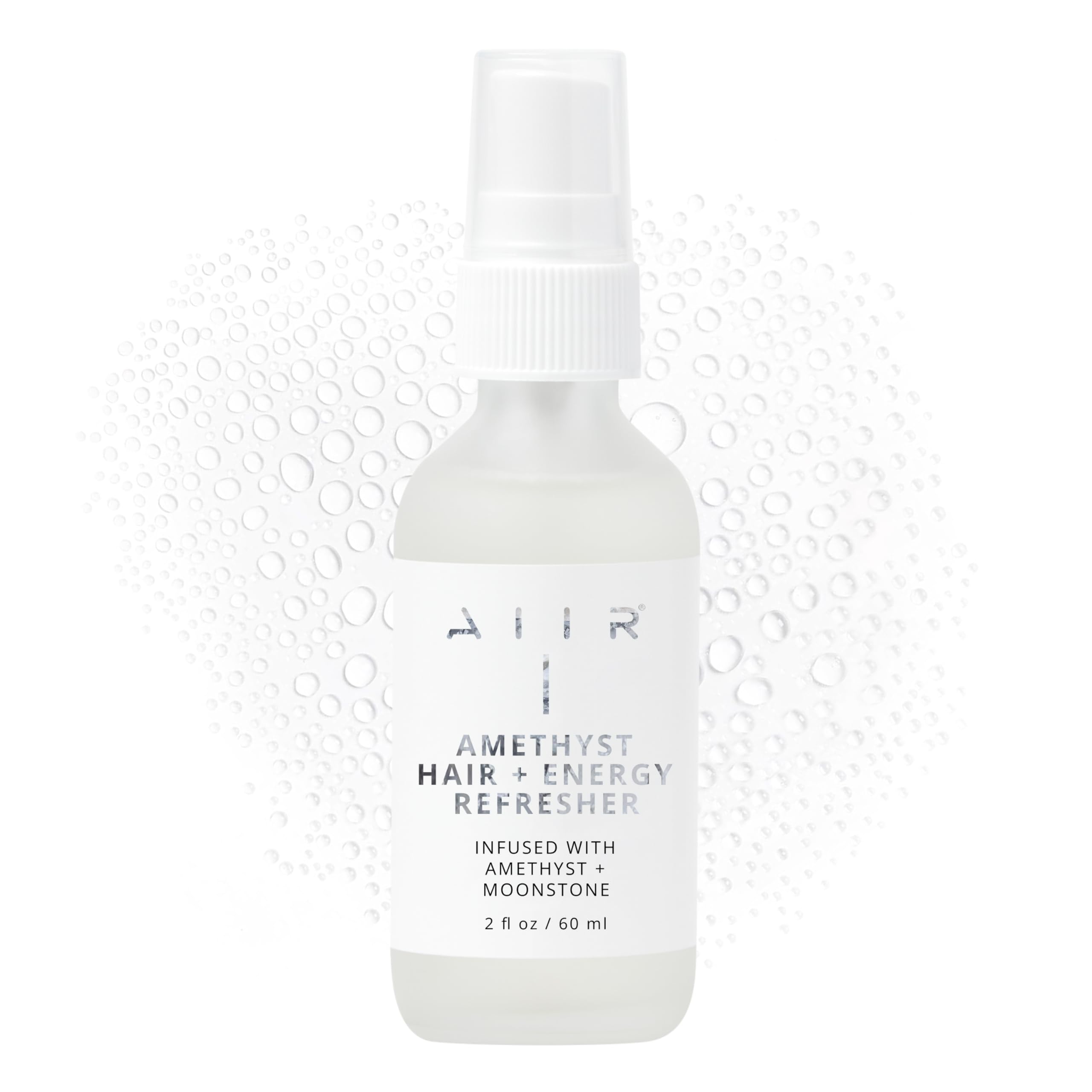 Aiir Amethyst Hair + Energy Refresher - 2 Fl Oz Crystal Infused Room And Hair Mist With Rose Water For Positive Energy Cleansing
