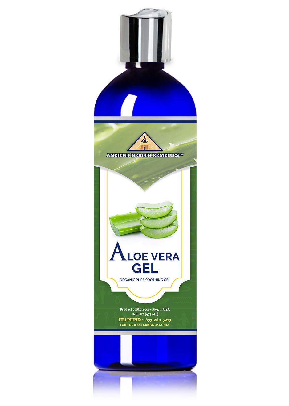 ANCIENT HEALTH REMEDIES Organic Unrefined Cold Pressed PURE ALOE GEL, Bulk Wholesale Beauty, Skin Care, Moisturizing DIY GEL For
