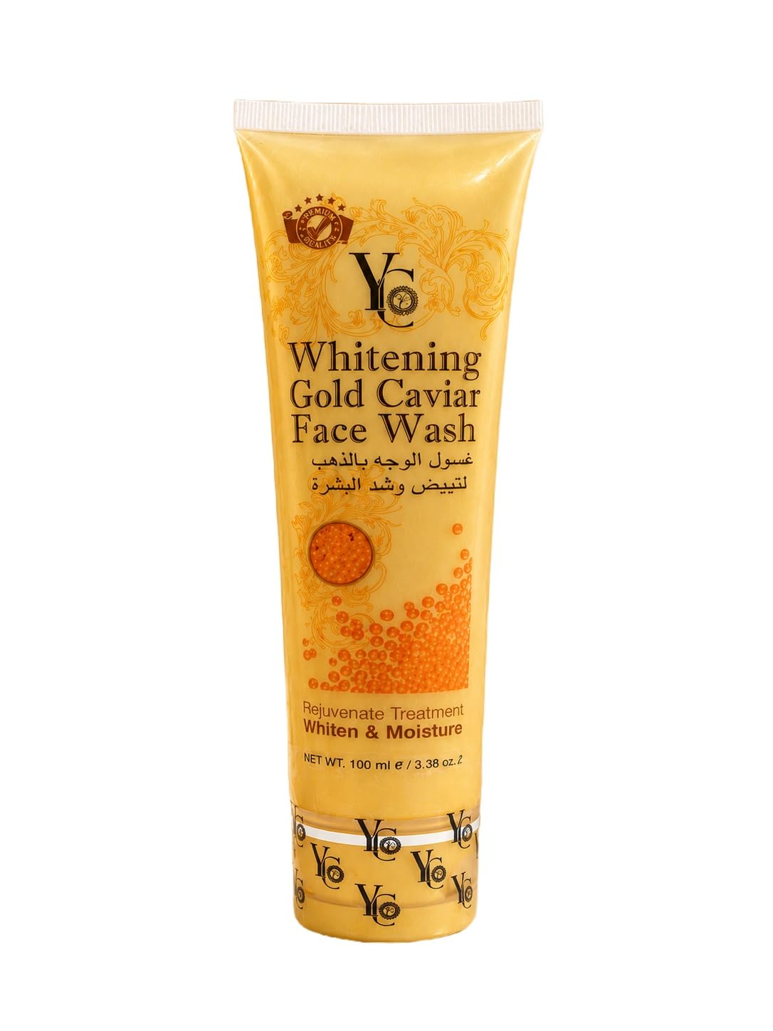 Yc Whitening Gold Caviar Face Wash Rejuvenating Treatment Whiten And Moisture Gentle Cleansing Glowing Face 100 Ml Face Wash For
