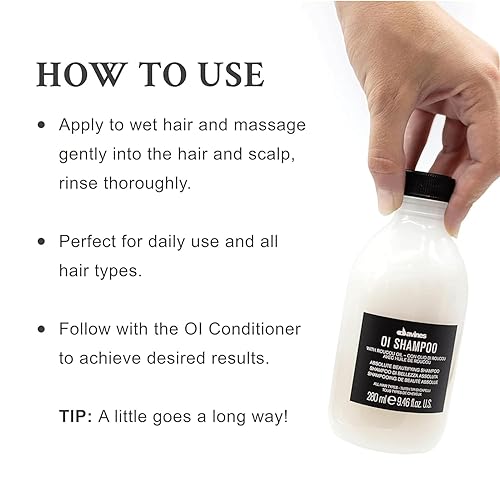 Davines OI Shampoo Travel Size, 304 floz