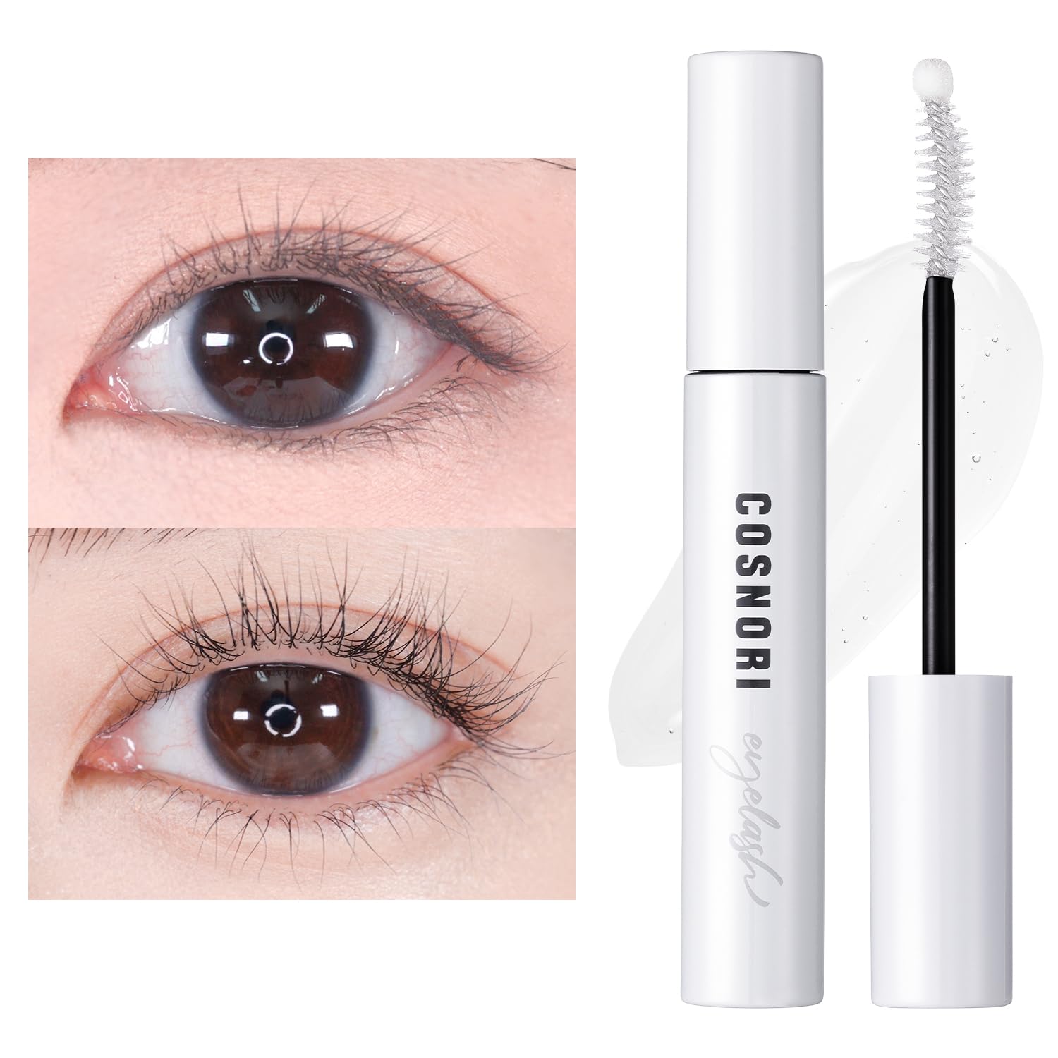 Cosnori Long Active Eyelash Serum - Eyelash Boost Serum - Eyebrow Growth Enhancer For Longer And Thicker - Vegan, Irritation Fre