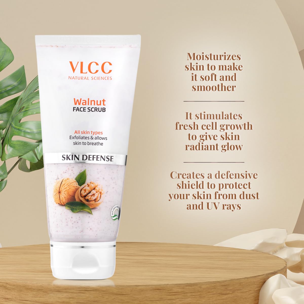 VLCC Walnut Face Scrub(80gm)